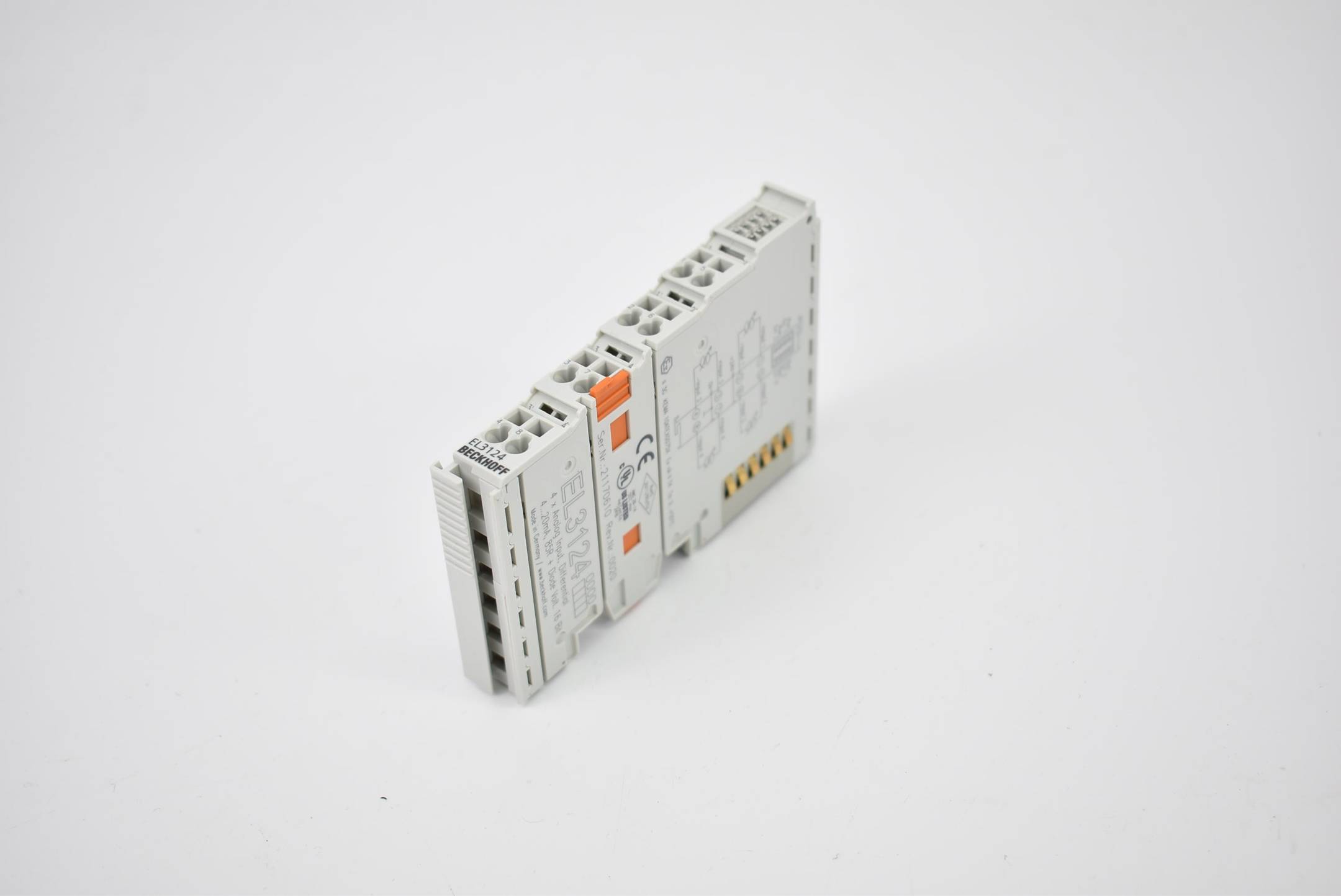 Beckhoff EtherCAT-Klemme 4-Kanal-Analog-Eingang 4-20mA 16Bit EL3124 ( EL 3124 )