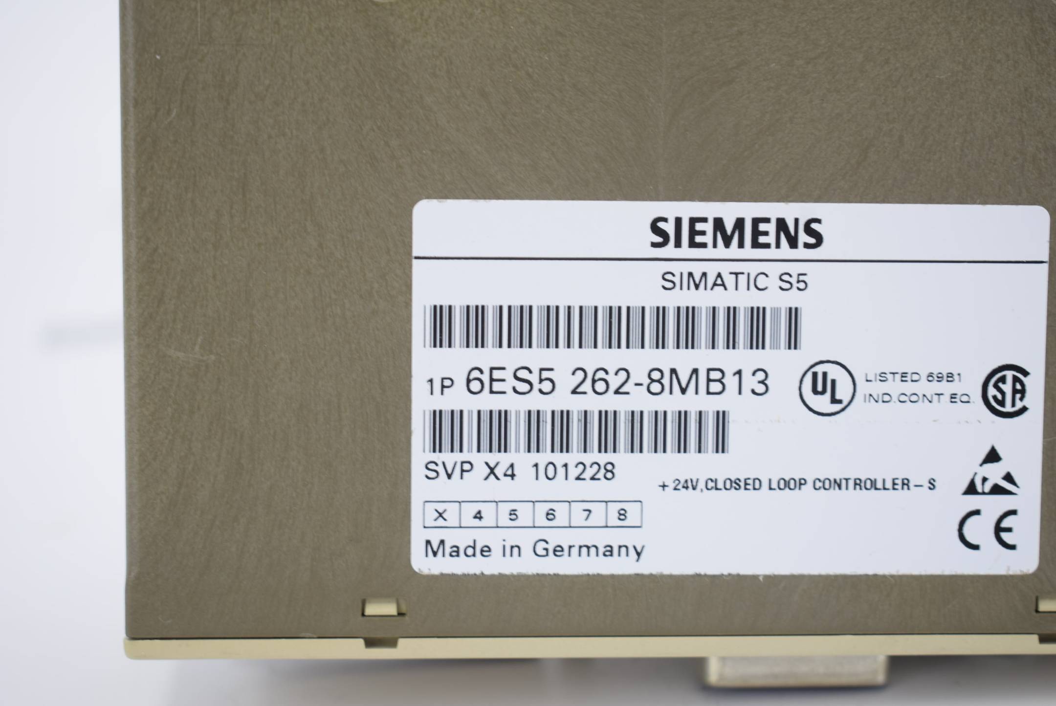 Siemens simatic S5 S5-90U/95U/100U 6ES5 262-8MB13 ( 6ES5262-8MB13 )