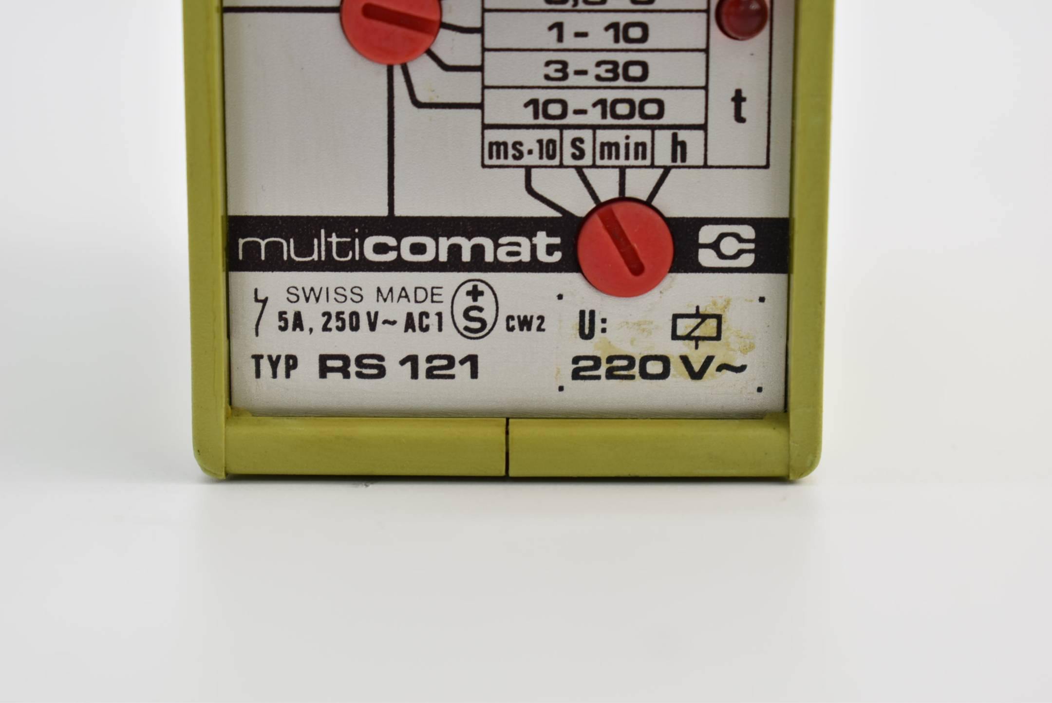 Multicomat Zeitrelais 250 V 5 A RS 121