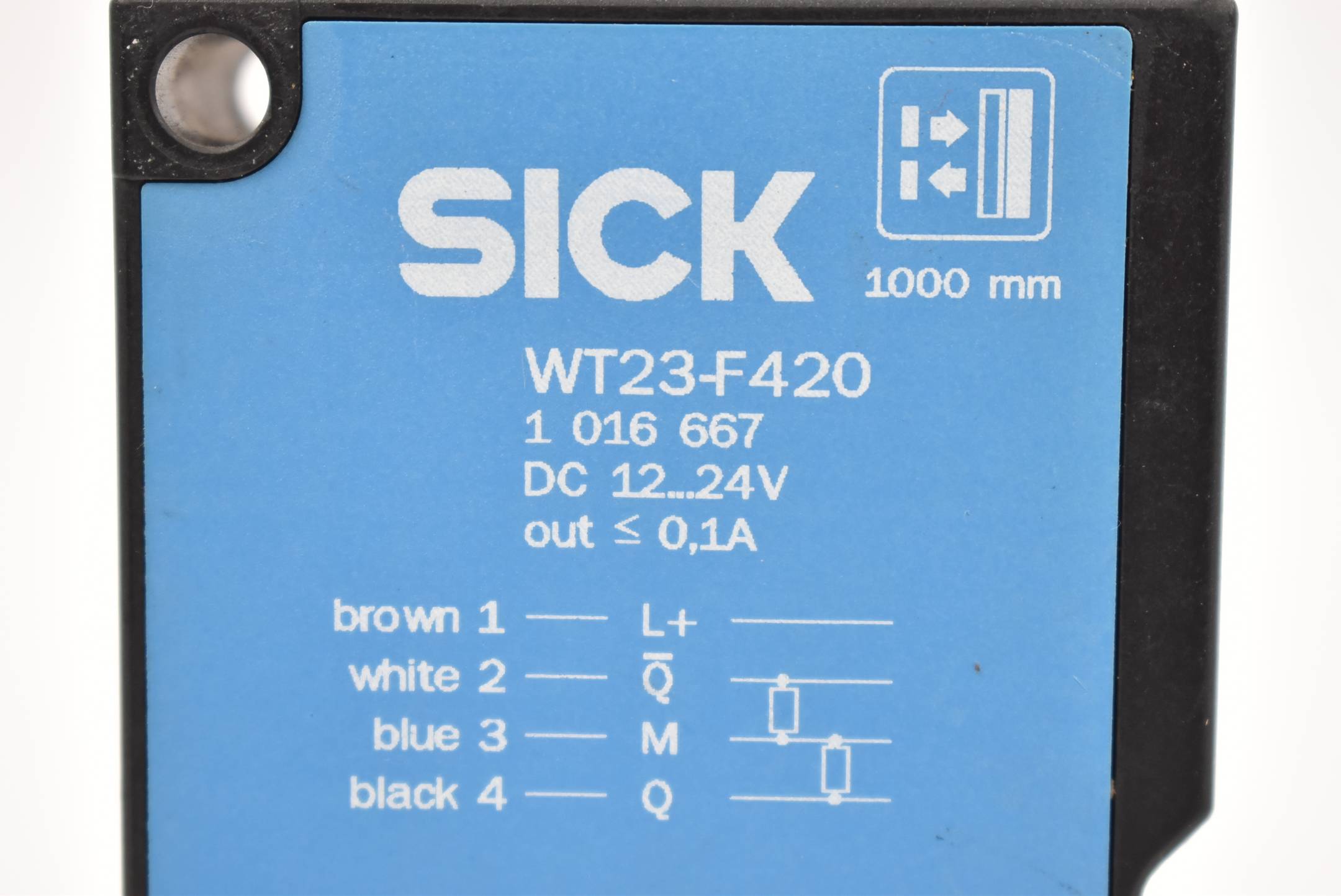 Sick Reflexions-Lichtschranke WT23-F420 ( 1016667 ) 12-24VDC 0,1A