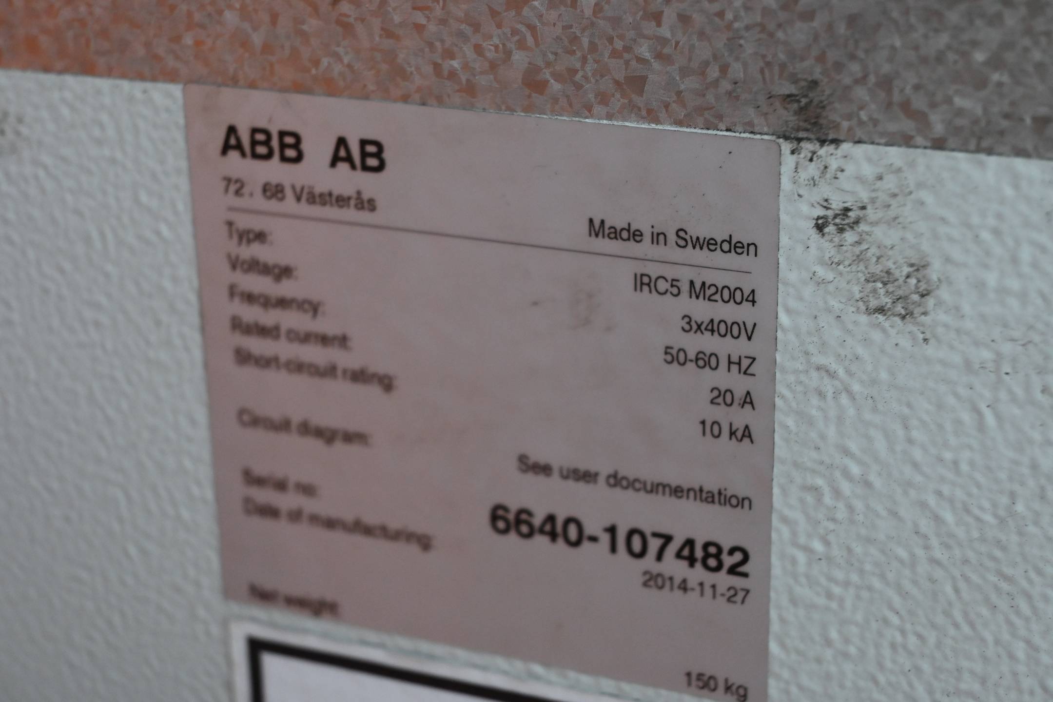 ABB Roboter Industrieroboter IRB6640 6640-235/2.55 M2004 IRC 5 FULL SET