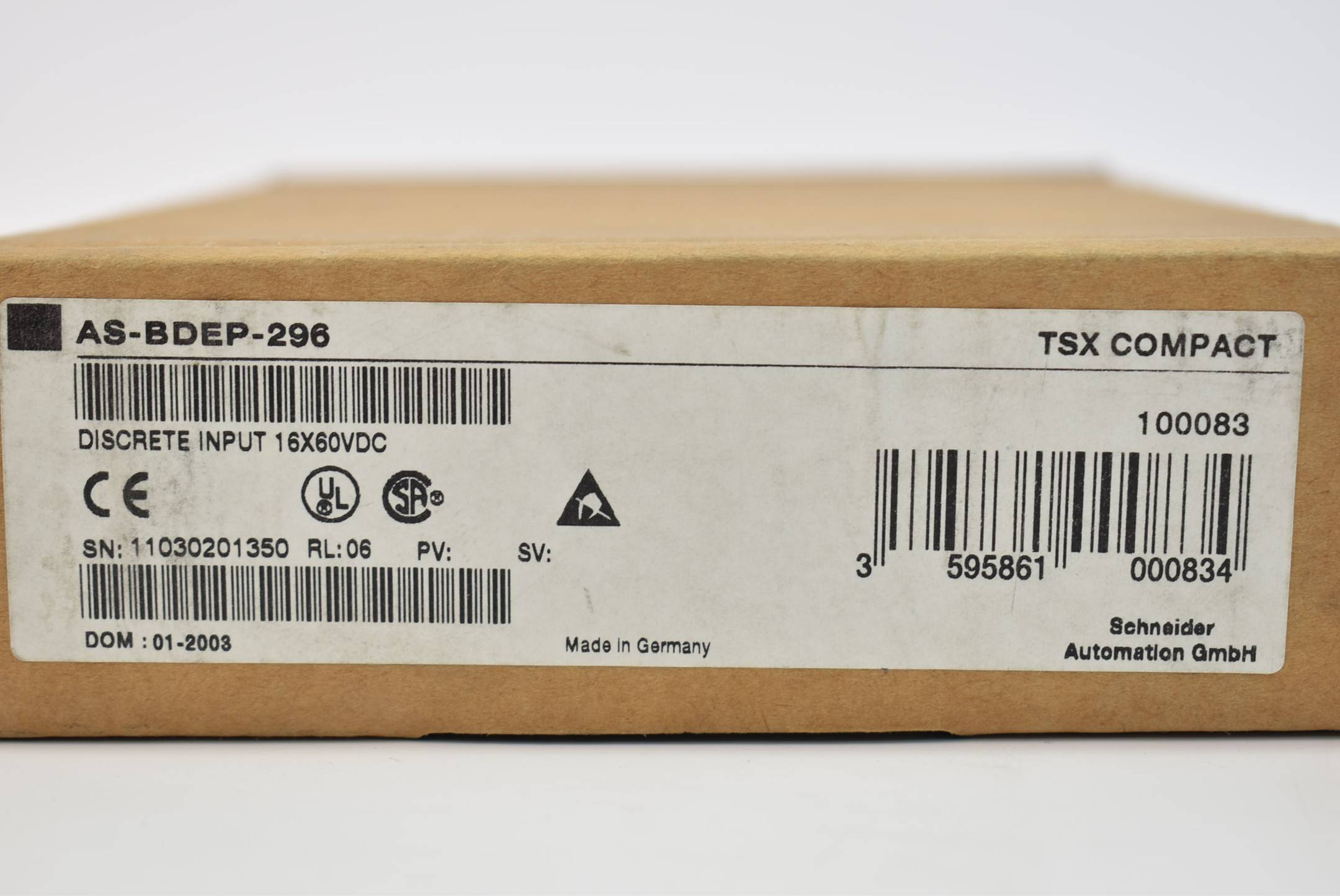 Schneider electric Modicon 16x60VDC TSX compact Modul AS-BDEP-296 ( 100083 )
