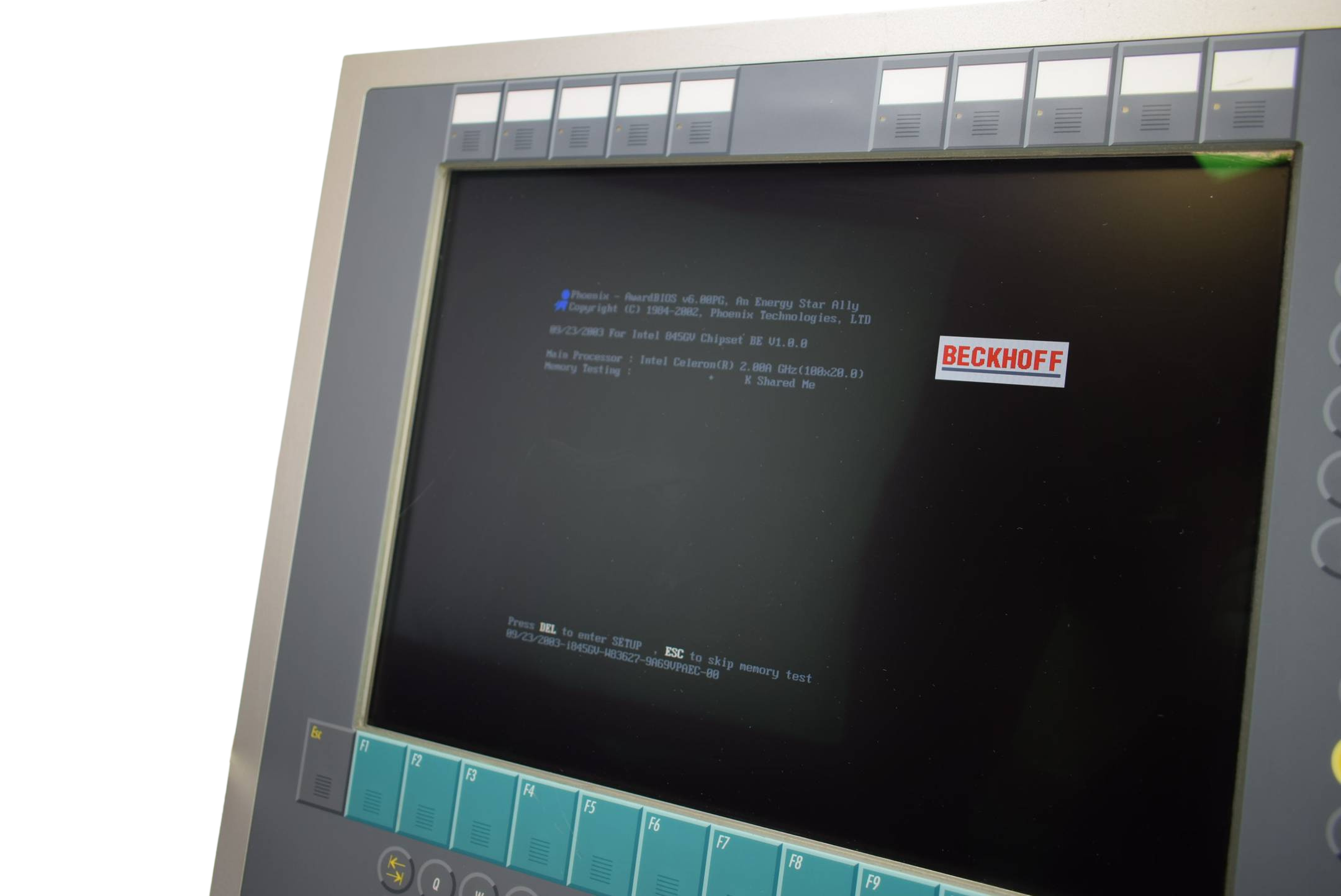 Beckhoff CP65XX Einbau Panel PC Alphanumerik Touchpad CP6532-0002-0070