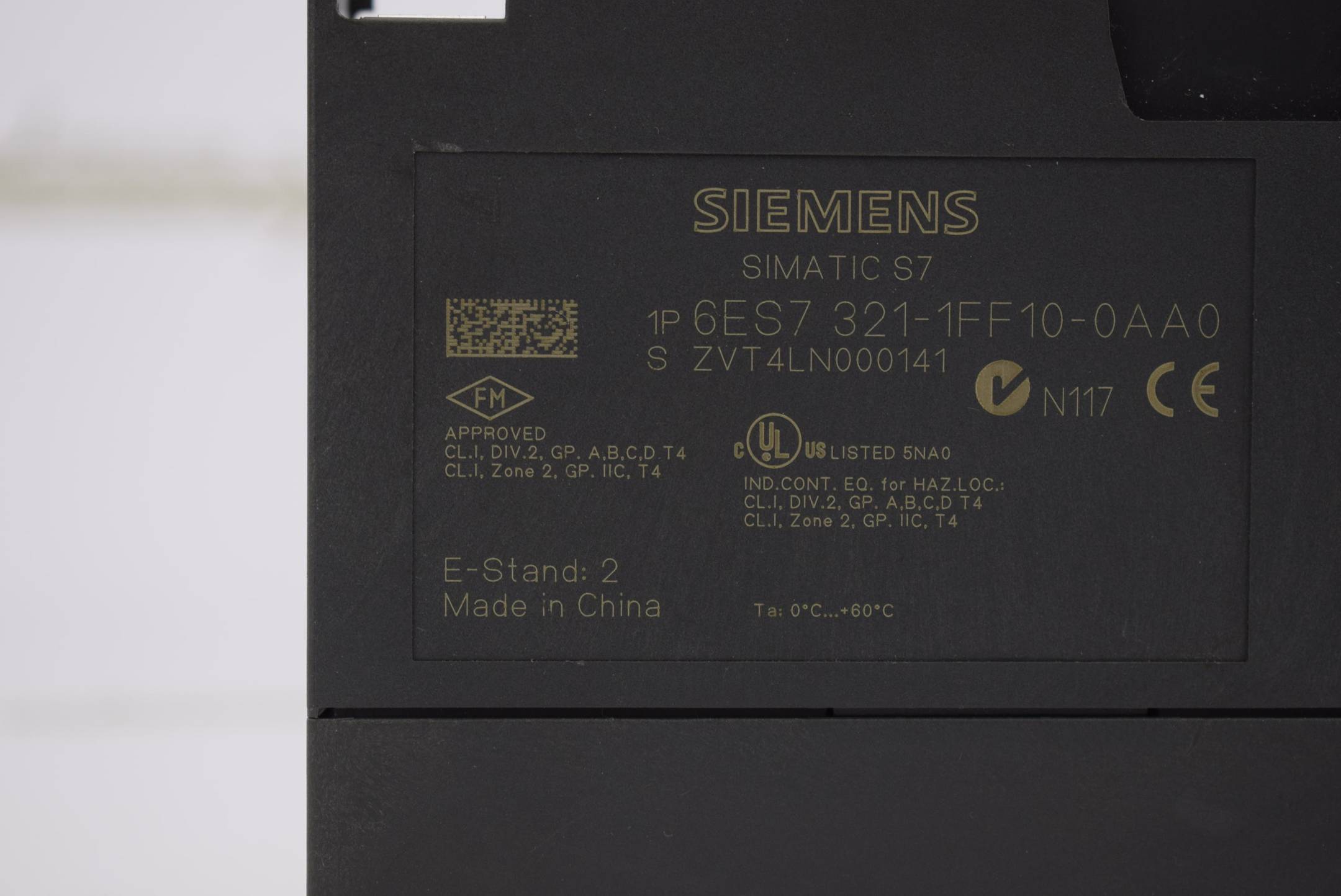 Siemens simatic S7 SM321 Digitaleingabe 6ES7 321-1FF10-0AA0 ( 6ES7321-1FF10-0AA0 ) E2