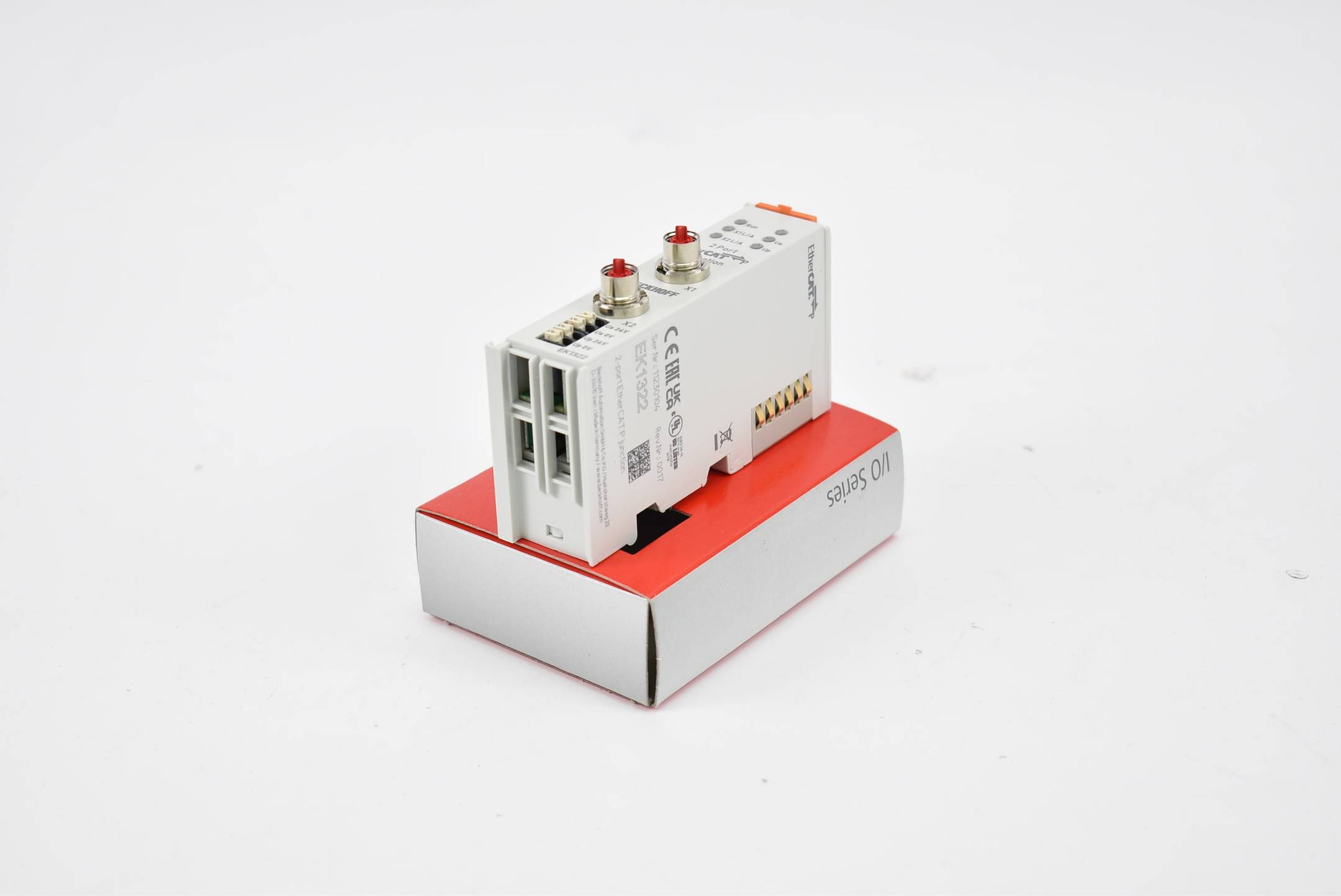 Beckhoff 2-Port-EtherCAT P-Abzweig mit Einspeisung 24V EK1322 ( EK 1322 )