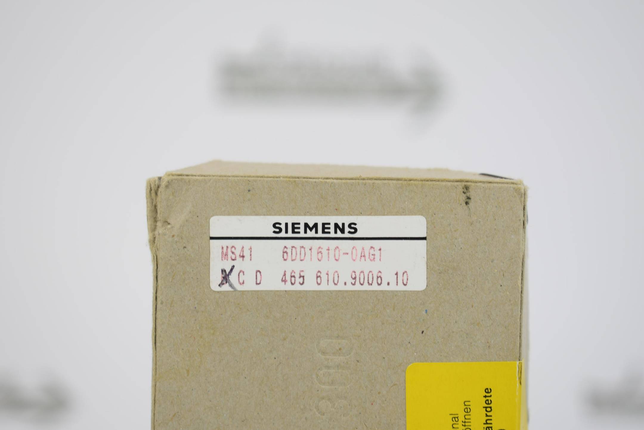 Siemens simadyn D Memory Submodule MS41 16-Bit 6DD1610-0AG1 ( 6DD1 610-0AG1 )