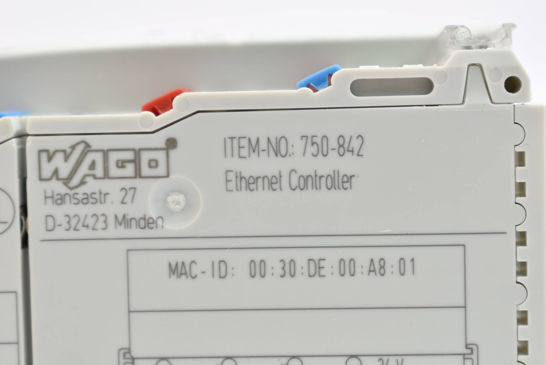 Wago Controller Ethernet 1. Generation 750-842