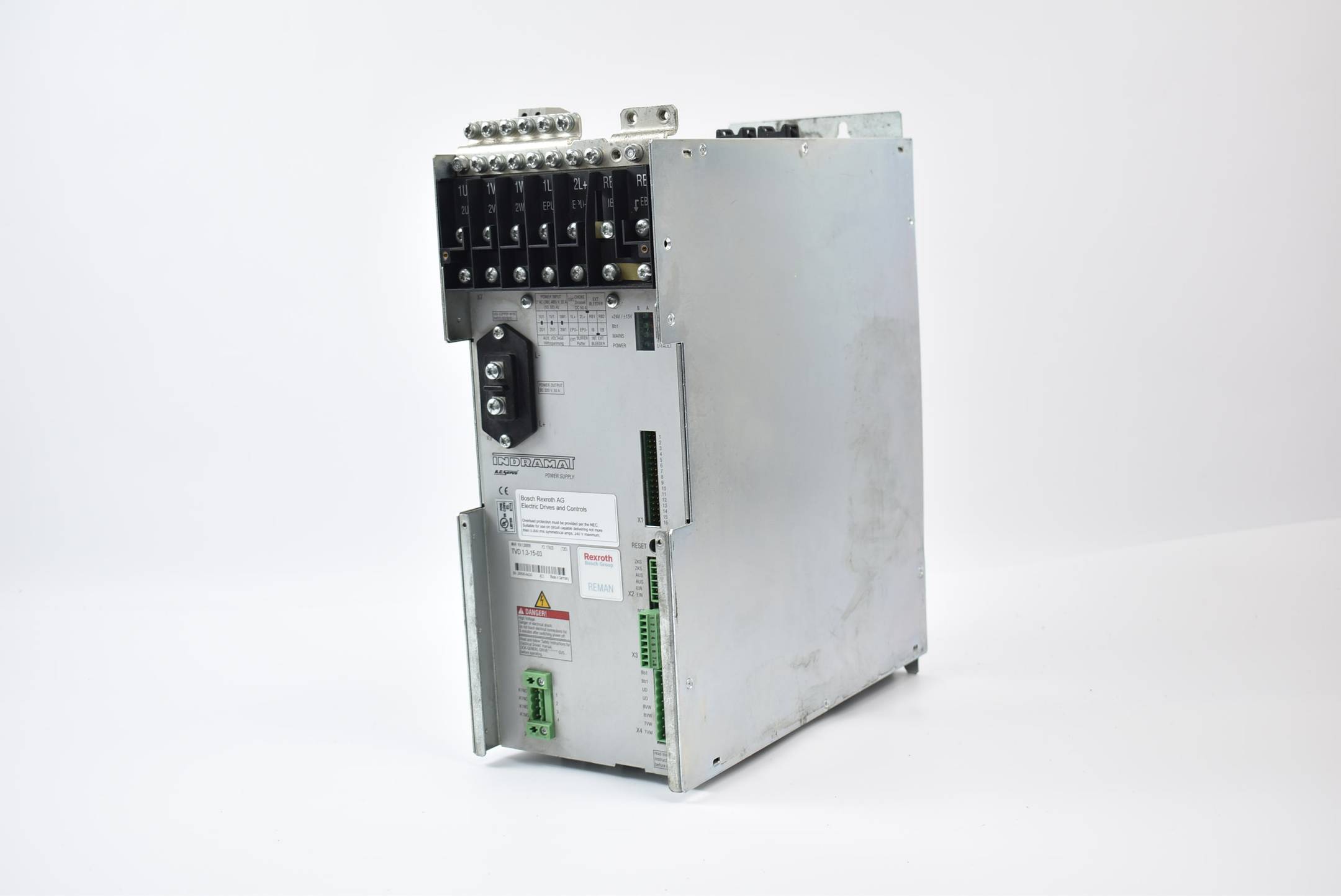 Indramat TVD 1.3-15-03 AC Servo power supply TVD1.3-15-03 ( R911268888 ) 
