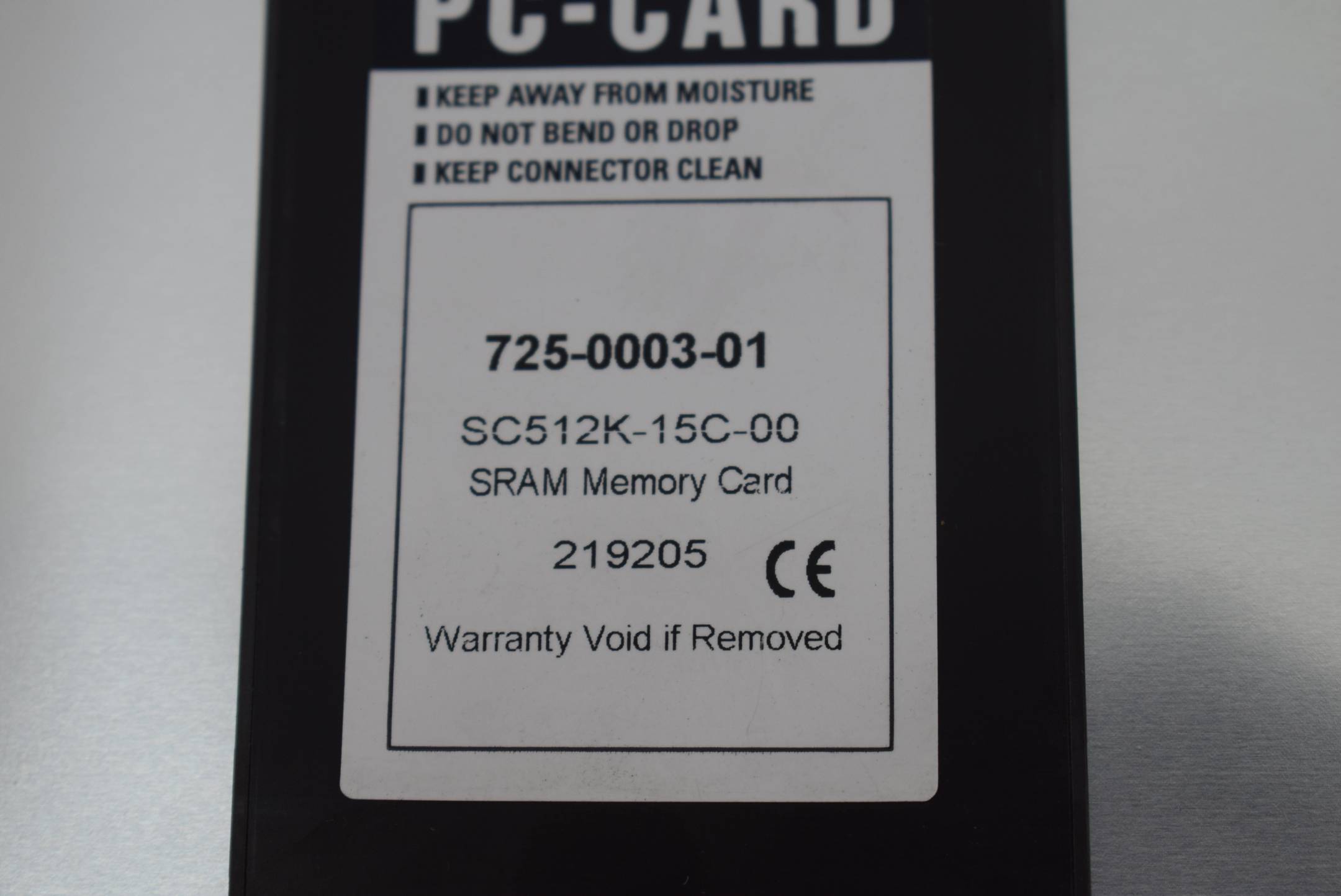 Bosch 1070070767-203 inkl. 725-0003-01 SC512K-15C-00 Sram Memory Card
