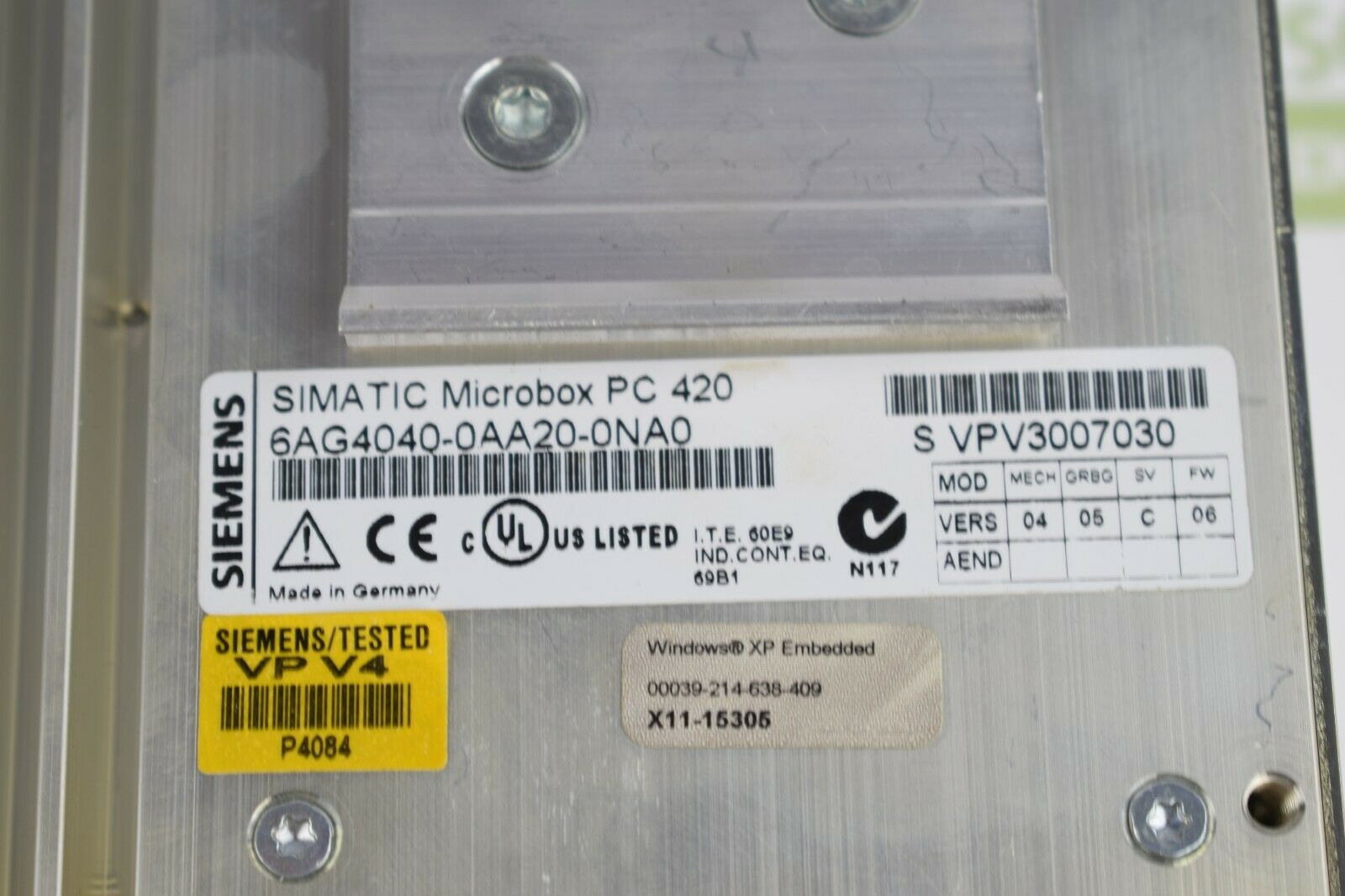 Siemens simatic Microbox PC 420 6AG4 040-0AA20-0NA0 ( 6AG4040-0AA20-0NA0 )