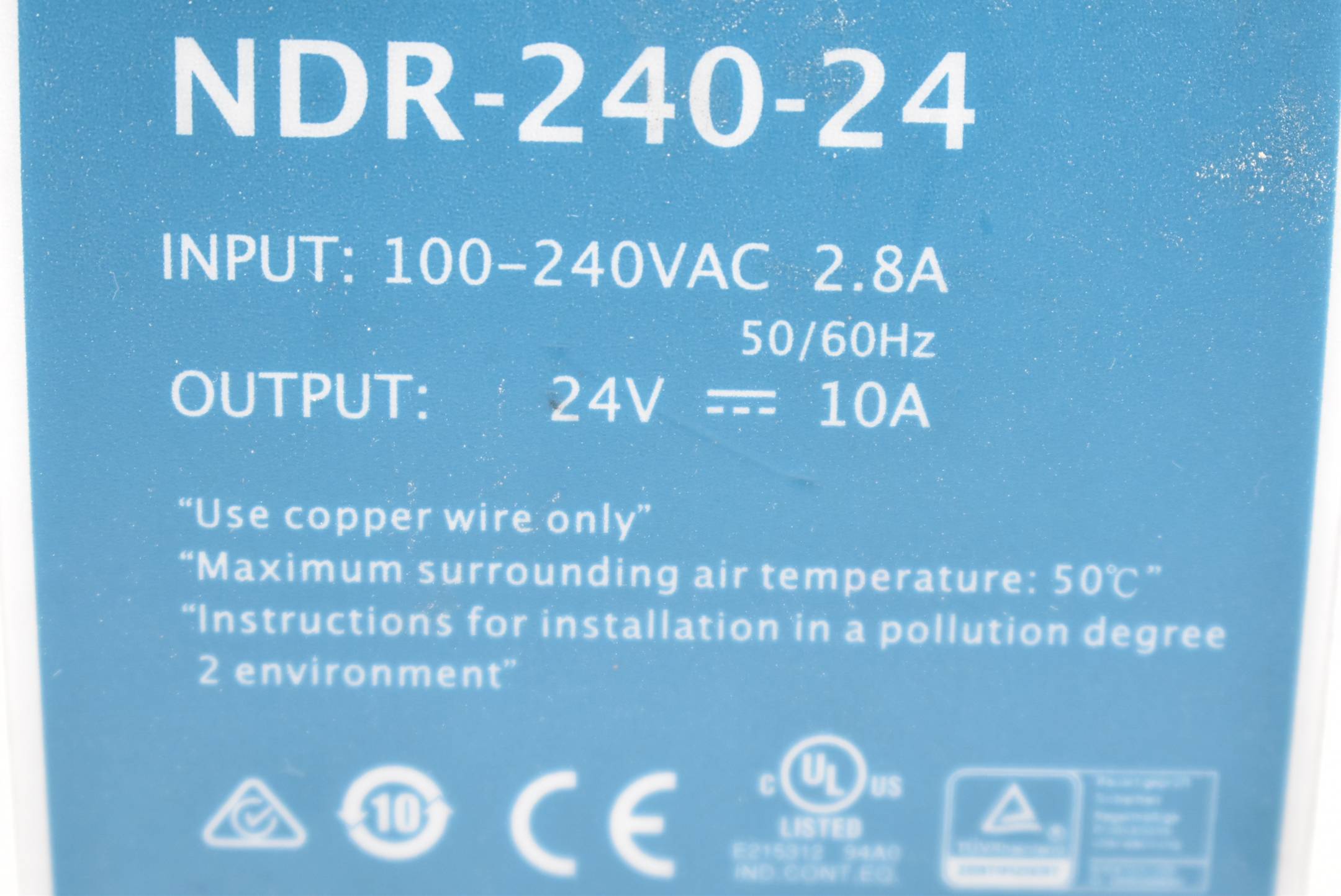 Mean Well Netzteil NDR-240-24
