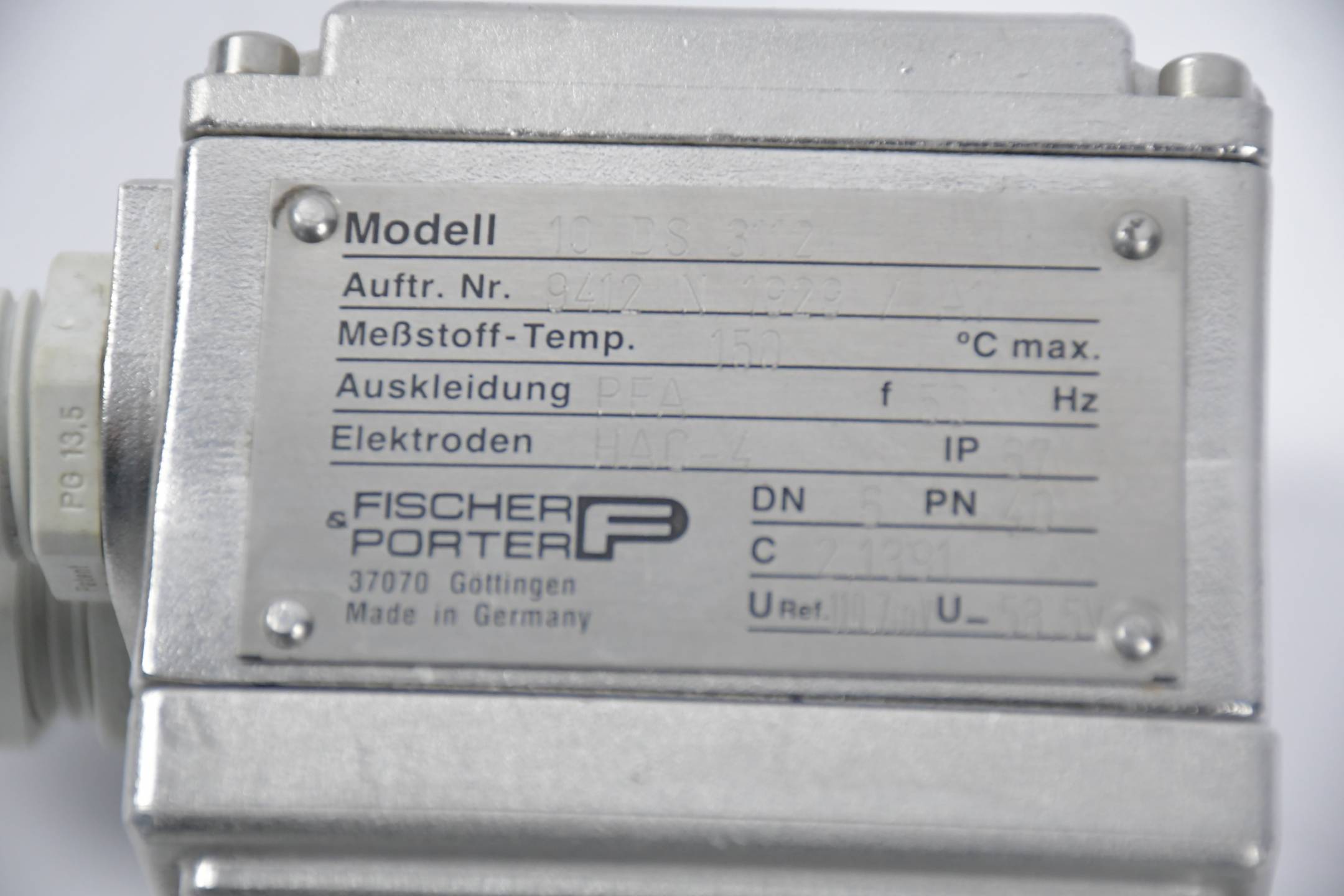 Fischer & Porter Durchflussmesser 10 DS 3112
