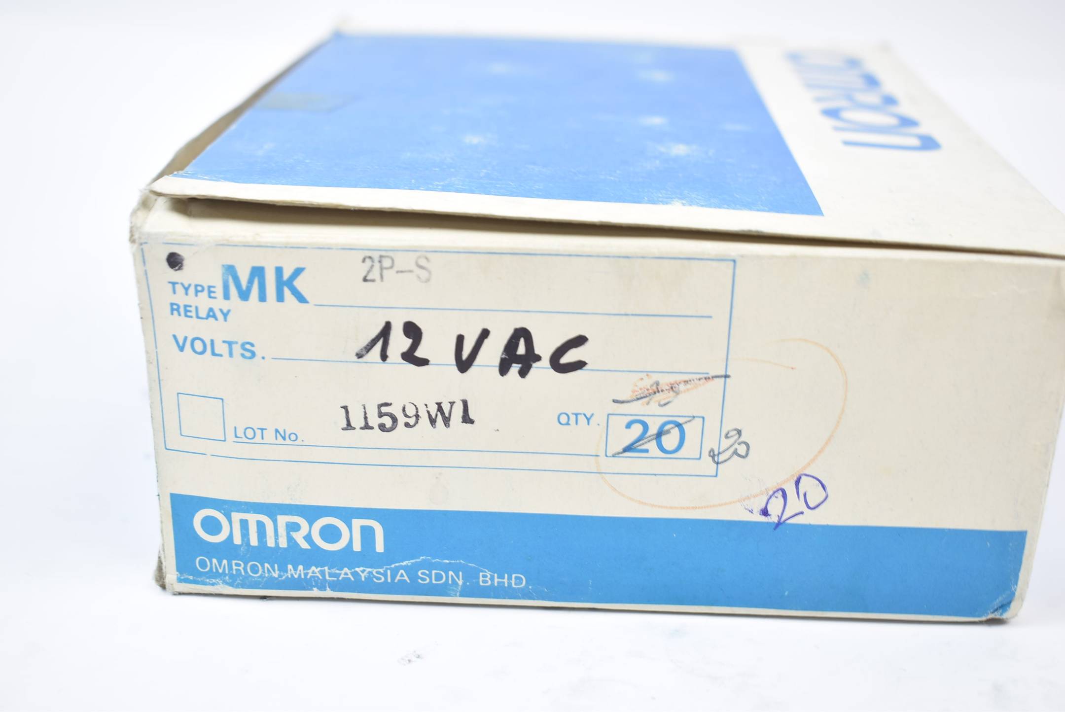 Omron Relay MK2P-S 12 VAC 20 Stück