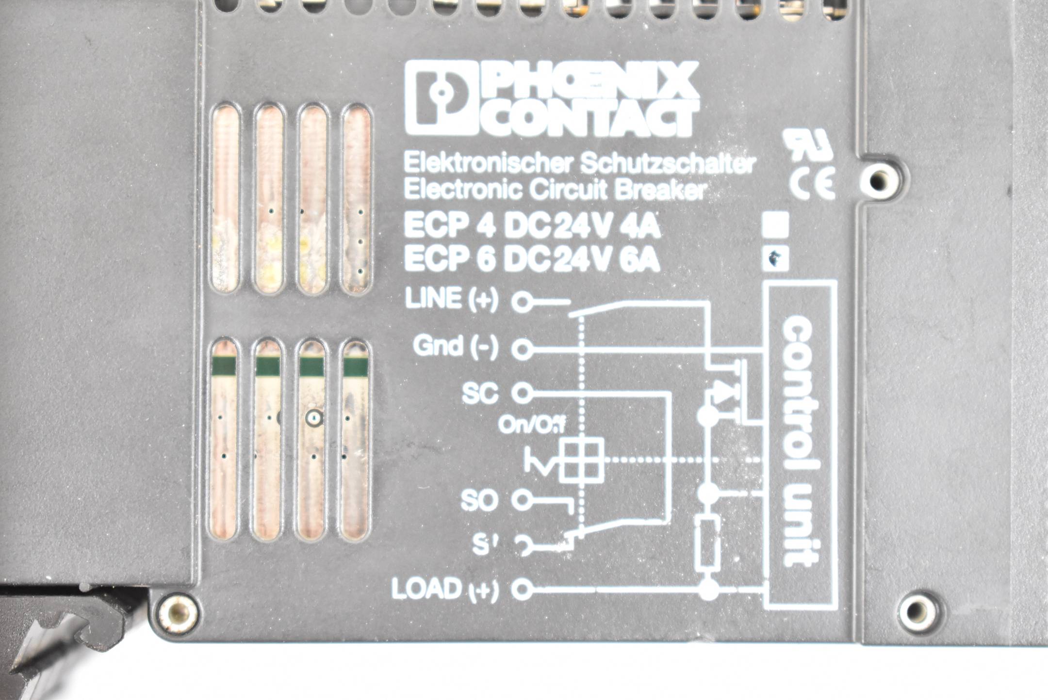 Phoenix Contact Elektronischer Schutzschalter ECP 6 DC24V 6A ( ECP 10 DC24V 10A )
