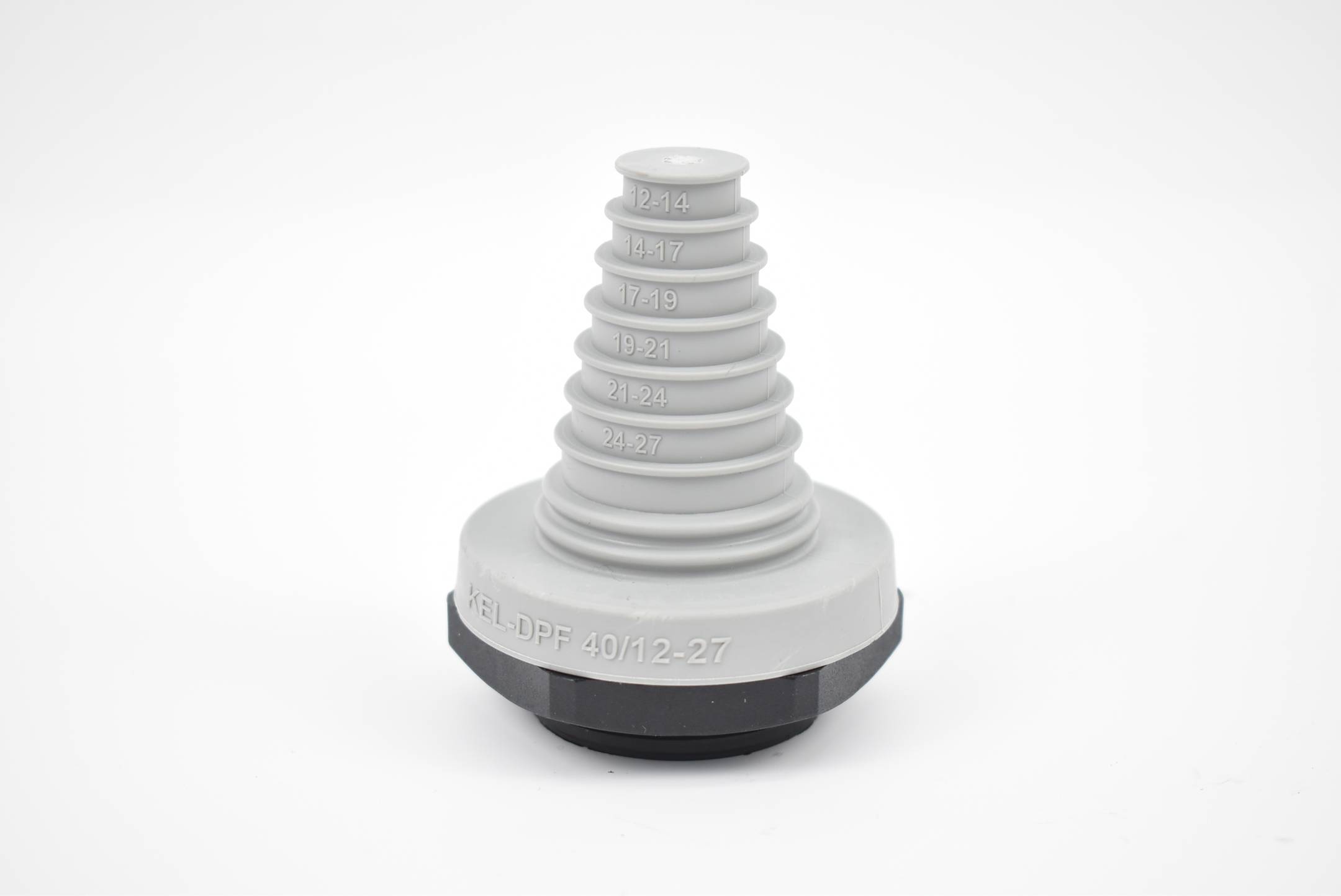 Icotek Kabeldurchführungstüllen in Pyramidenform KEL-DPF 40/12-27
