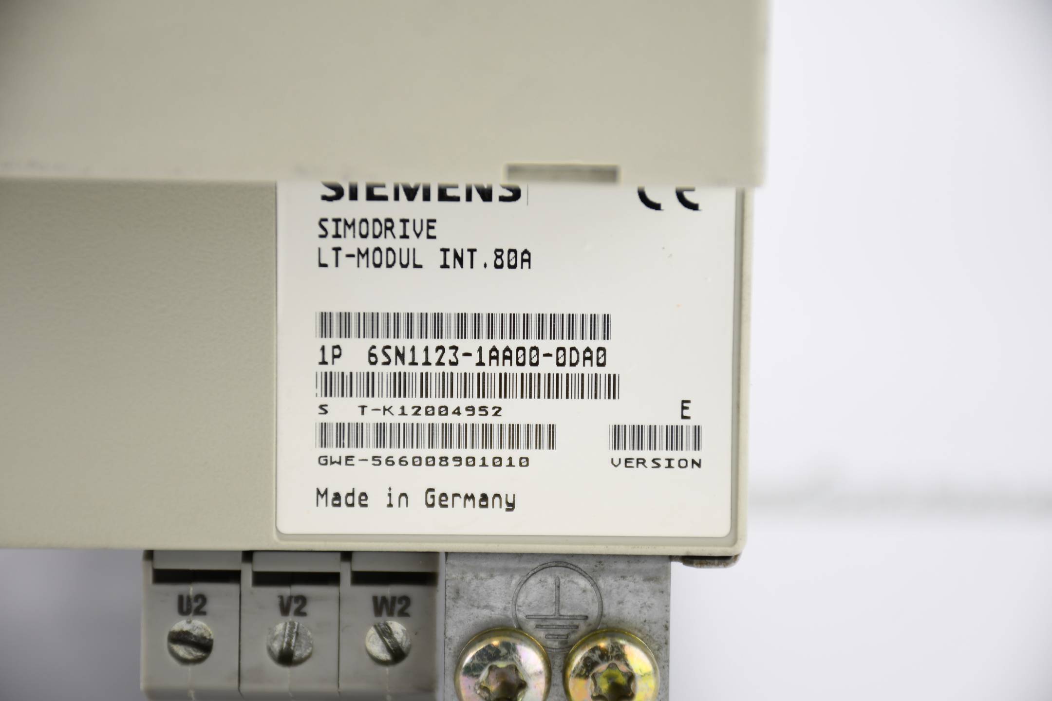 Siemens simodrive 611 LT-Modul 6SN1123-1AA00-0DA0 ( 6SN1 123-1AA00-0DA0 ) Ver E 