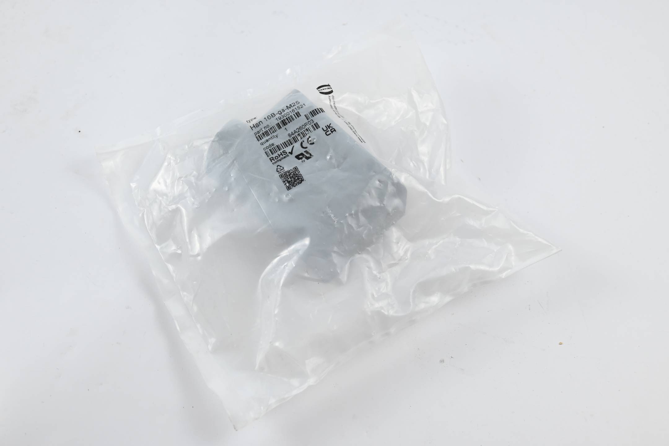Harting Tüllengehäuse Han 16B-gs-M25 ( 19300161521 )