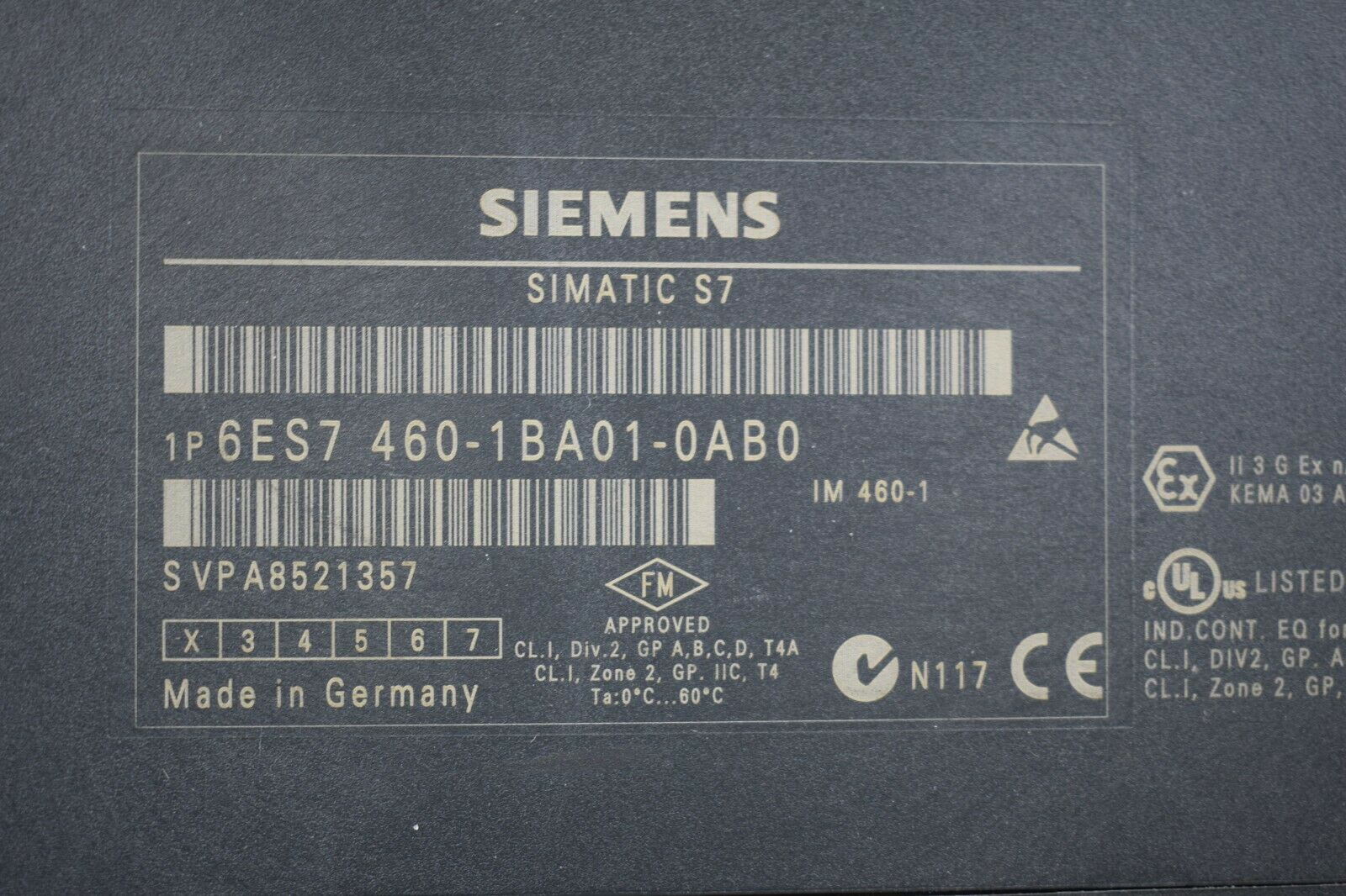 Siemens simatic S7-400 IM 460-1 6ES7 460-1BA01-0AB0 ( 6ES7460-1BA01-0AB0 )