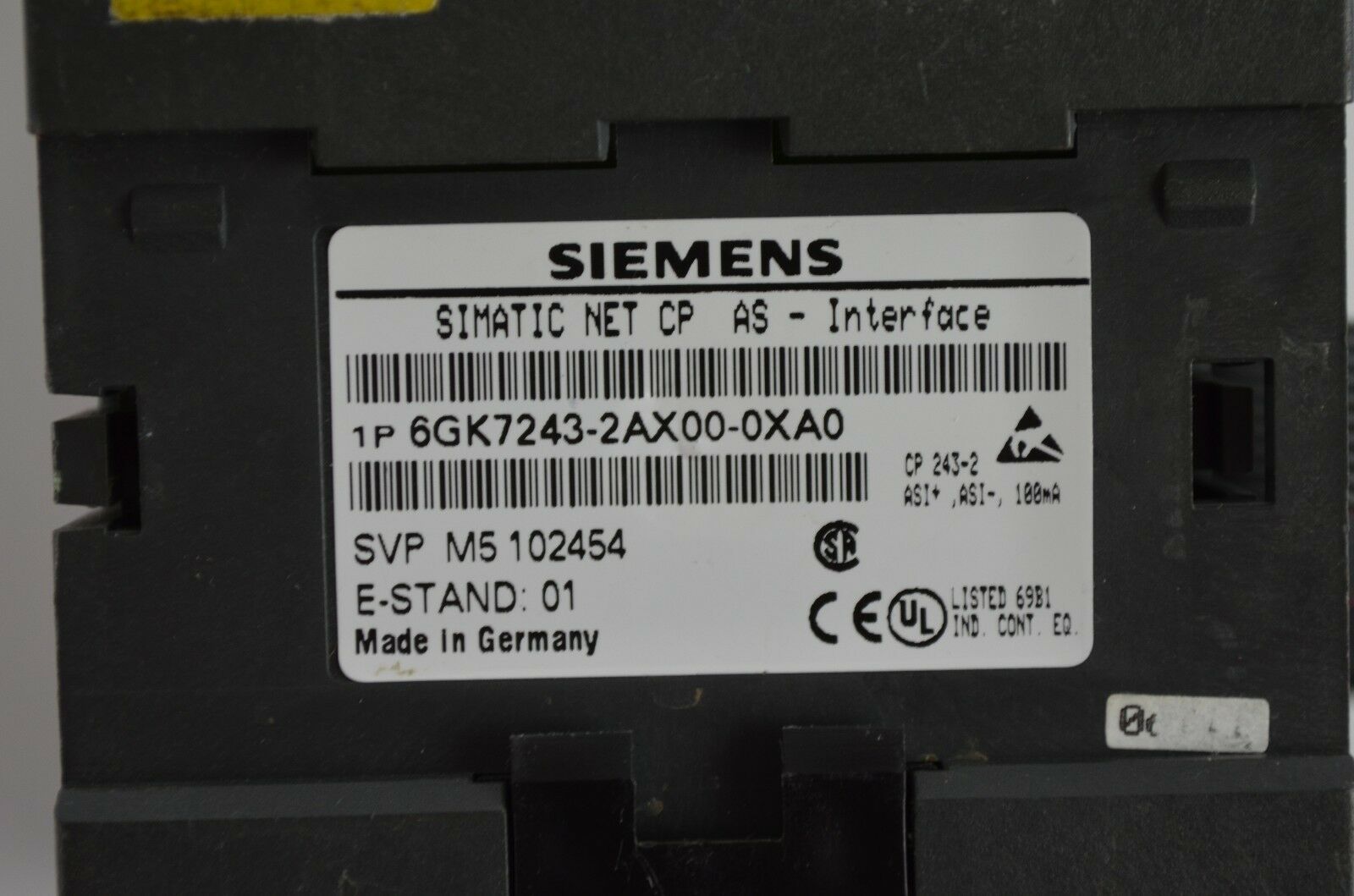 Siemens simatic NET CP 243-2 6GK7 243-2AX00-0XA0 ( 6GK7243-2AX00-0XA0 ) E1