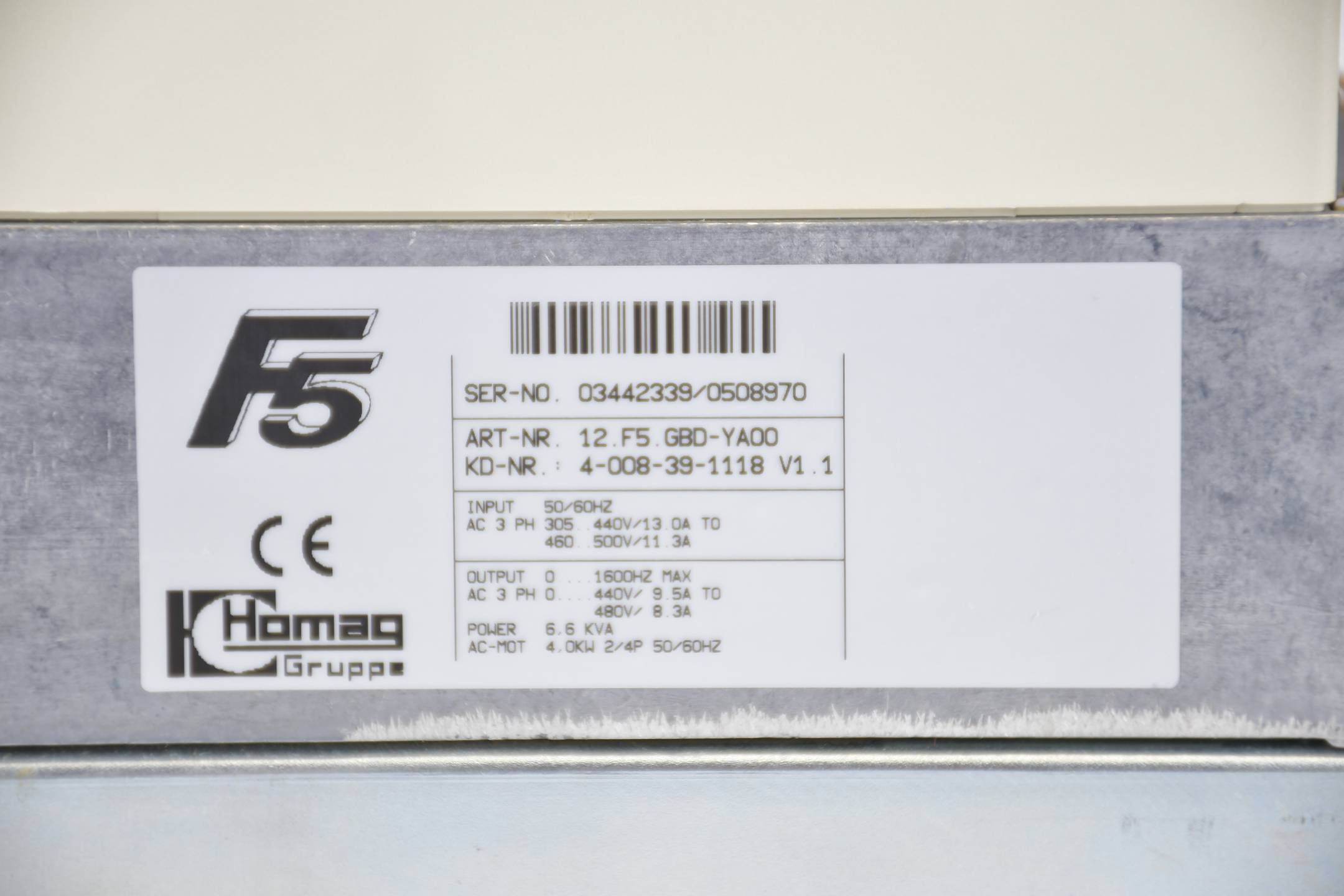 KEB combivert F5 Frequenzumrichter 12.F5.GBD-YA00 ( 12F5GBD ) inkl. Netzfilter