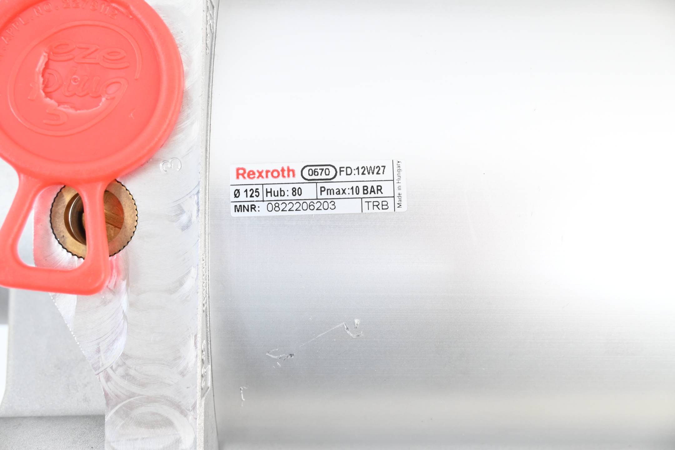 Rexroth Zugstangenzylinder 0 822 206 203 ( 0822206203 ) Ø 125 H: 50