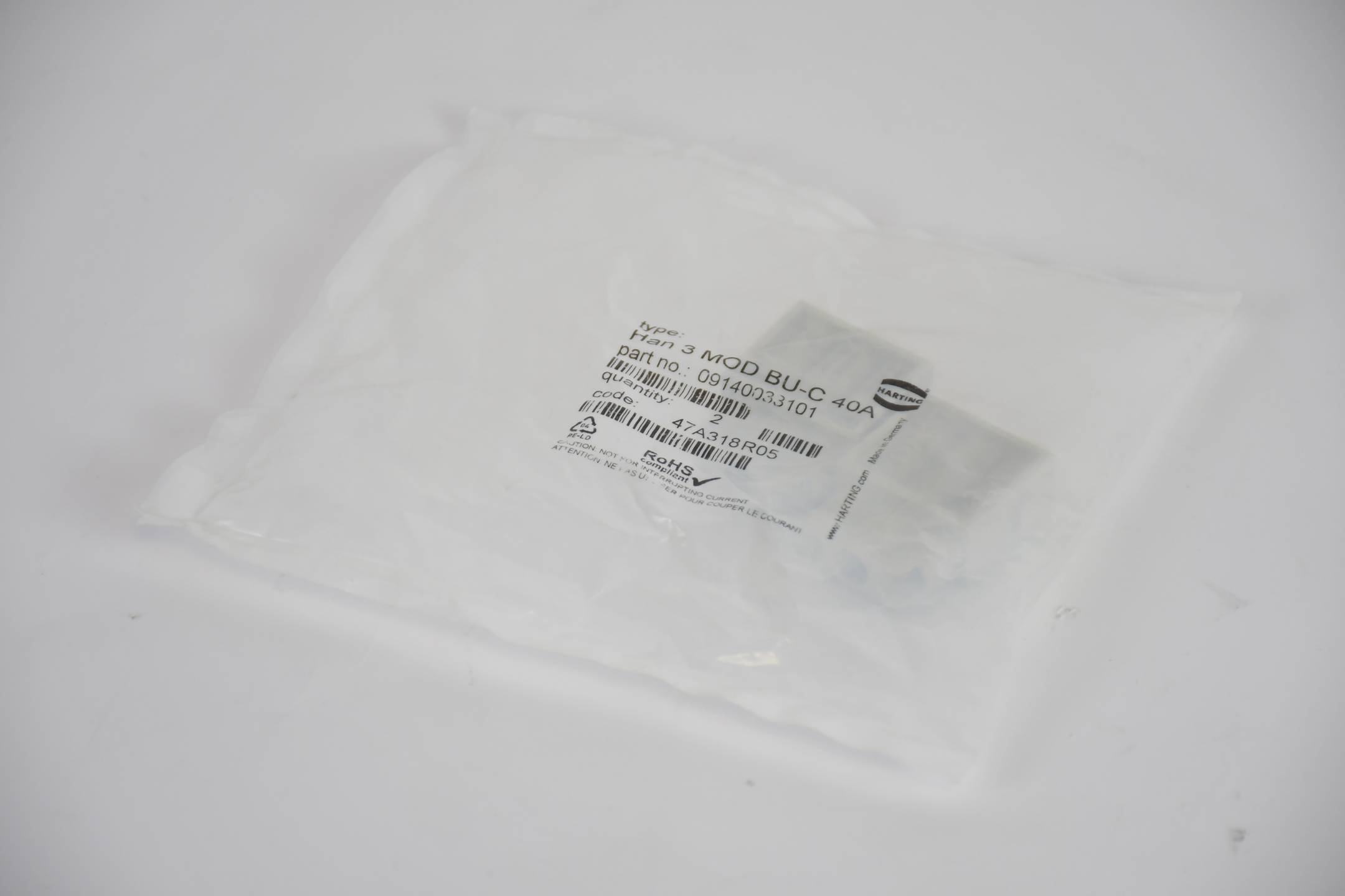 Harting Han 3 Mod BU-C 40A ( 09140033101 )