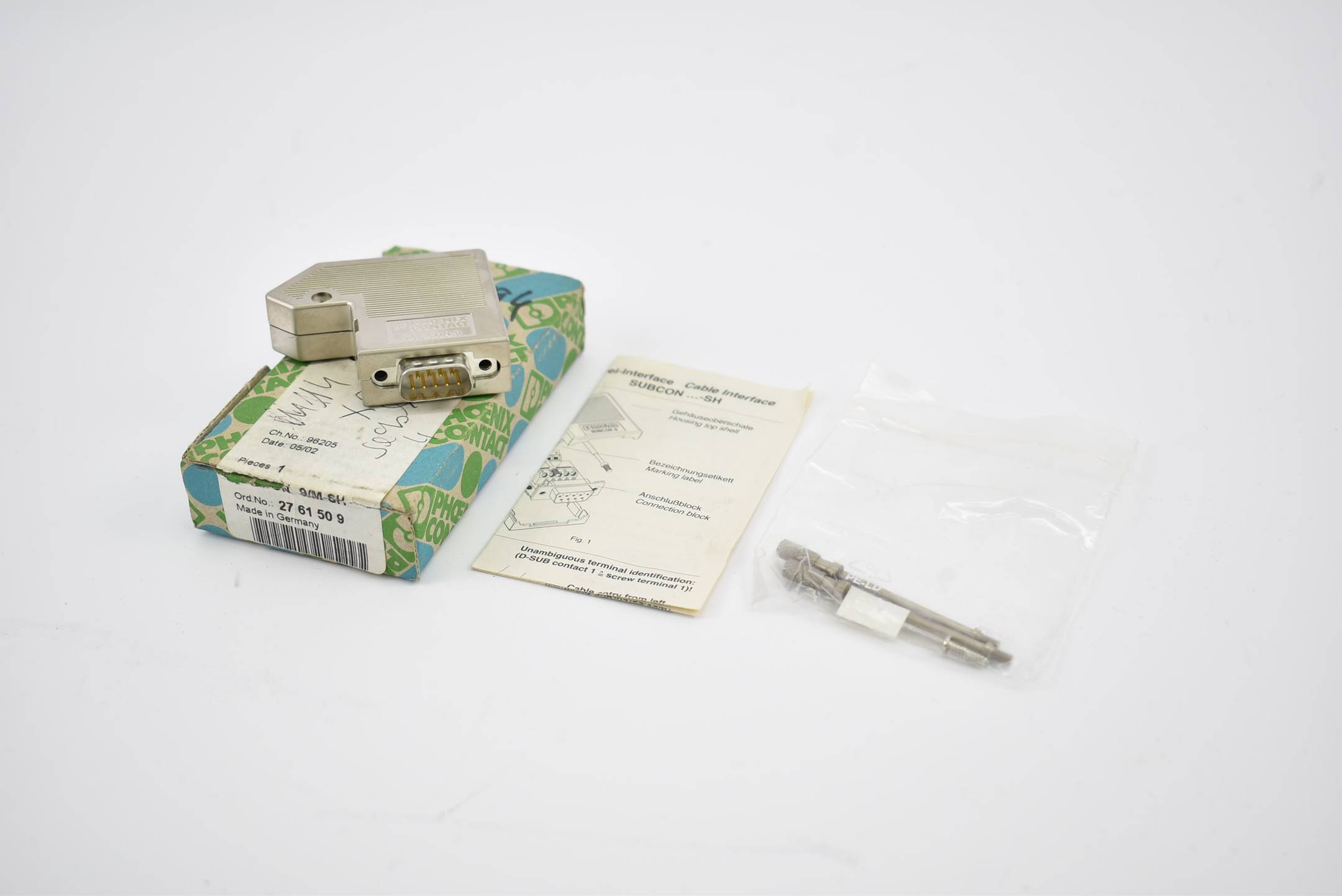 Phoenix Contact Subcon 9/M-SH-D-SUB-Busstecker 2761509