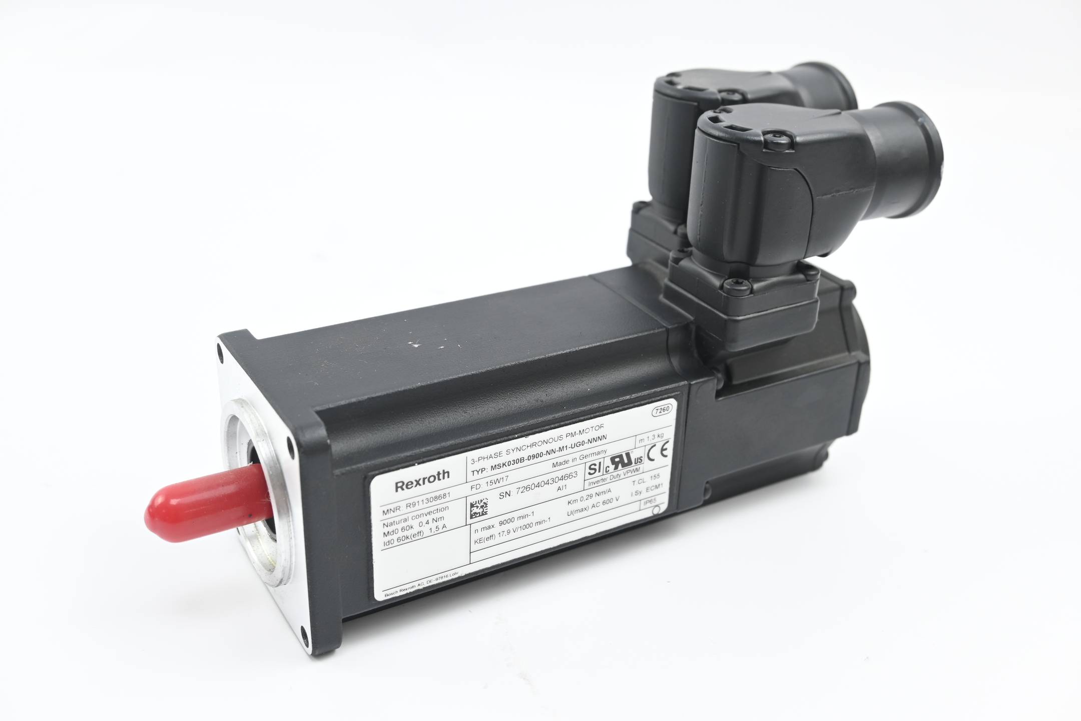Rexroth Servomotor MSK030B-0900-NN-M1-UG0-NNNN ( R911308681 )