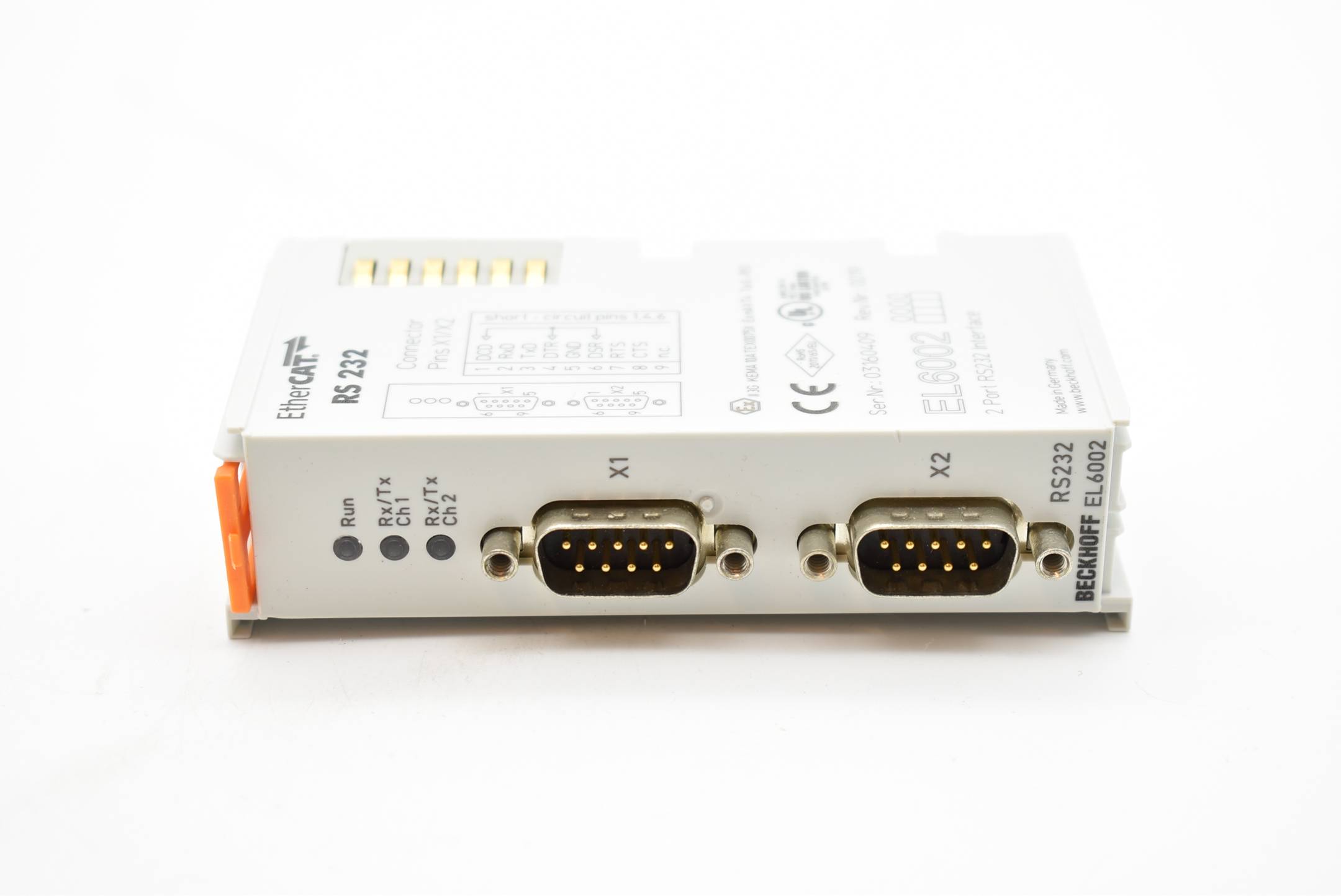 Beckhoff 2-Port RS232 Input EL6002 ( EL 6002 )