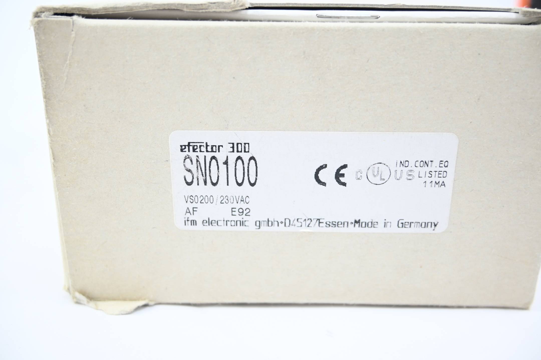 Ifm Electronic Auswerteeinheit für Strömungssensoren SN0100 VS0200/230VAC
