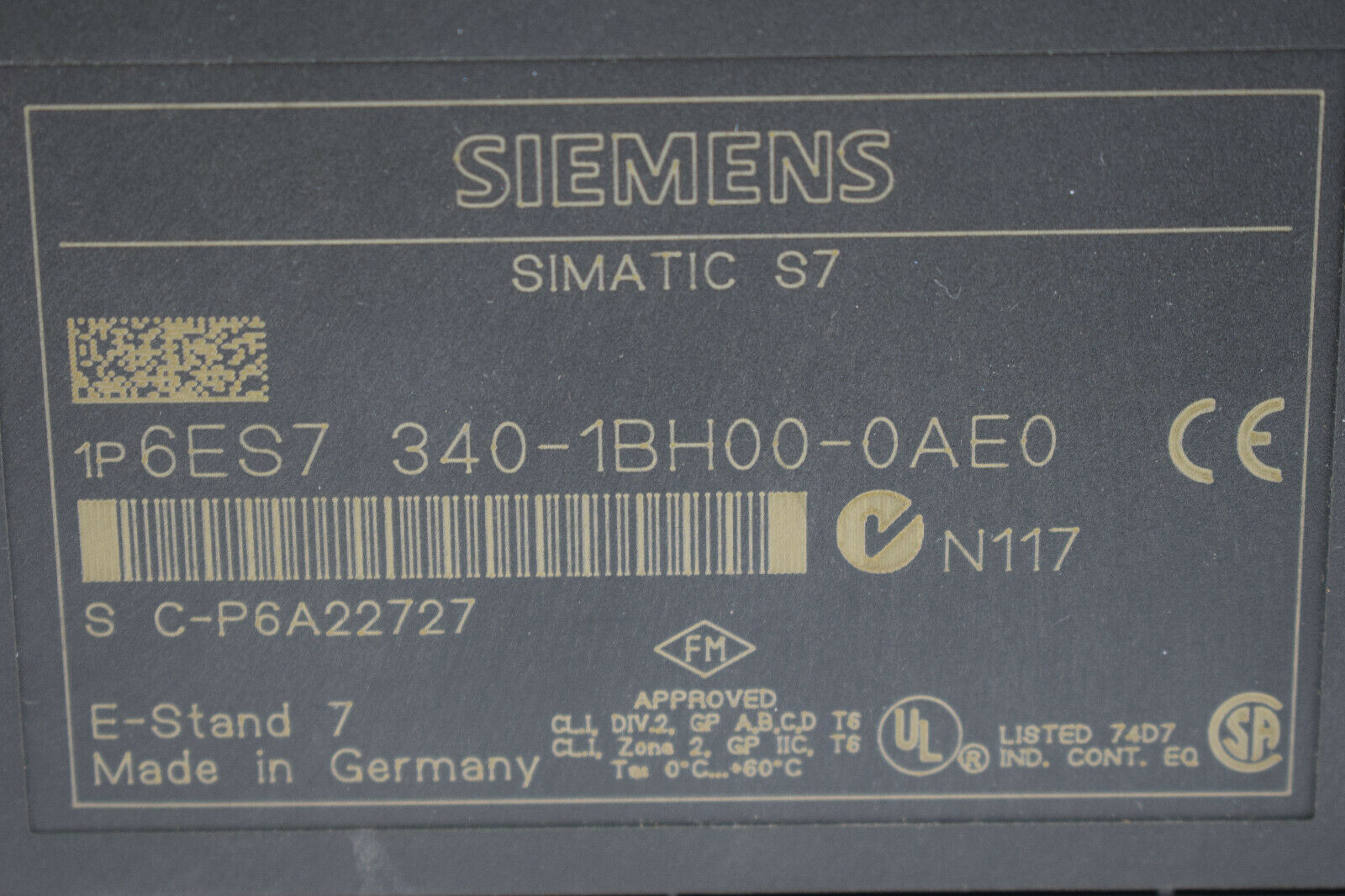 Siemens simatic S7-300 CP340 6ES7 340-1BH00-0AE0 ( 6ES7340-1BH00-0AE0 ) E7