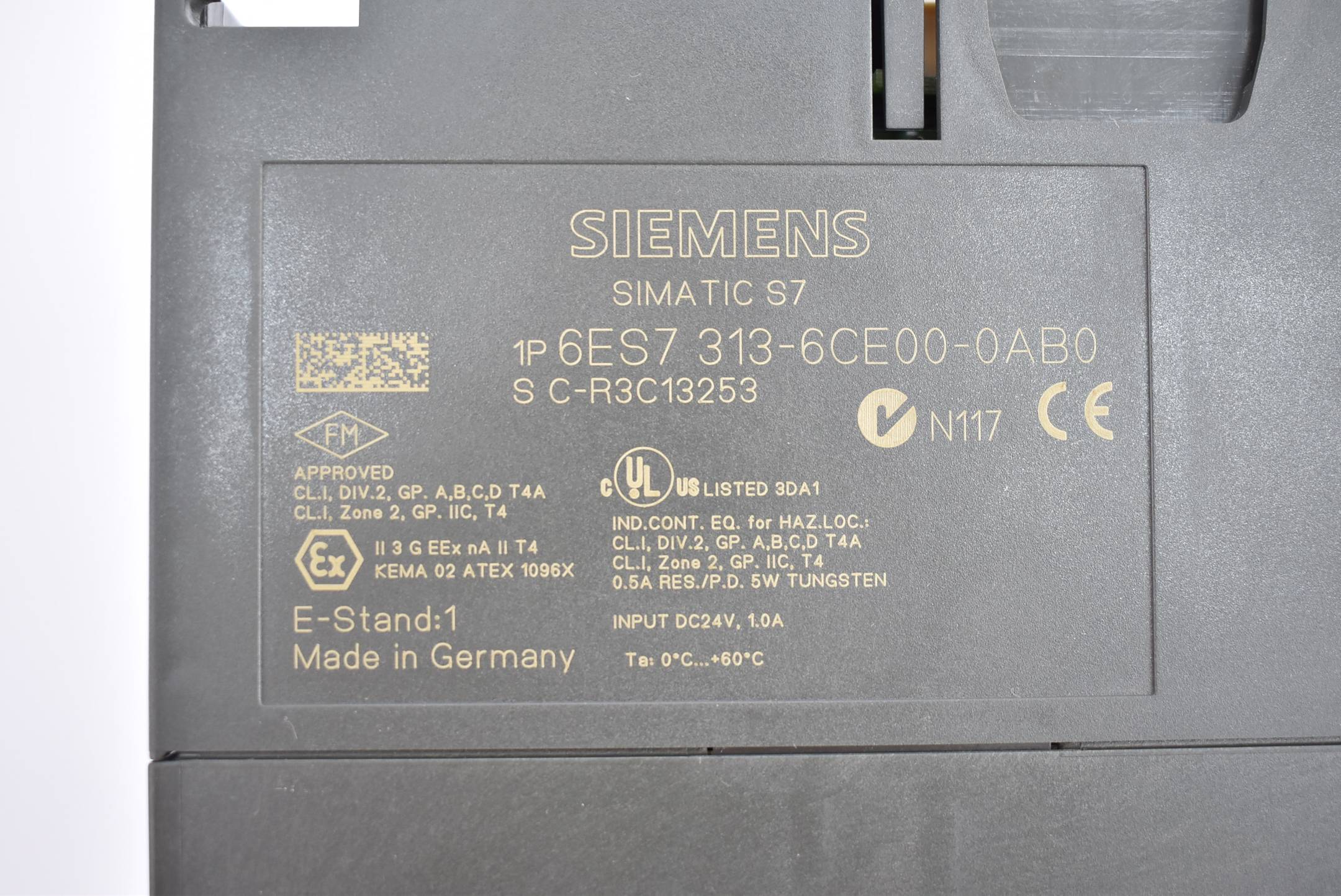 Siemens simatic S7-300 CPU313C-2 DP 6ES7313-6CE00-0AB0 ( 6ES7 313-6CE00-0AB0 )