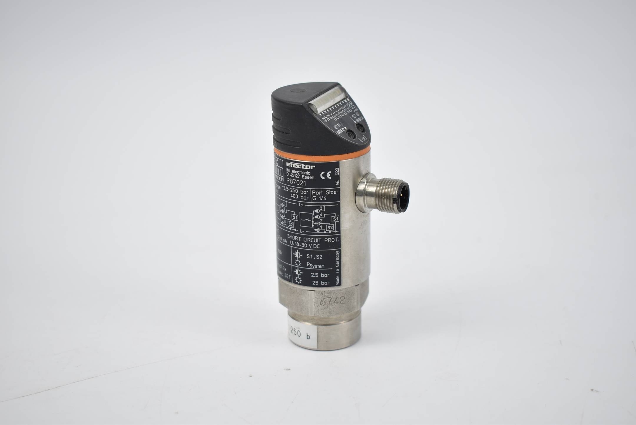 Ifm Druckschalter PB7021 PB-250-SBR14-QFPKG/US/