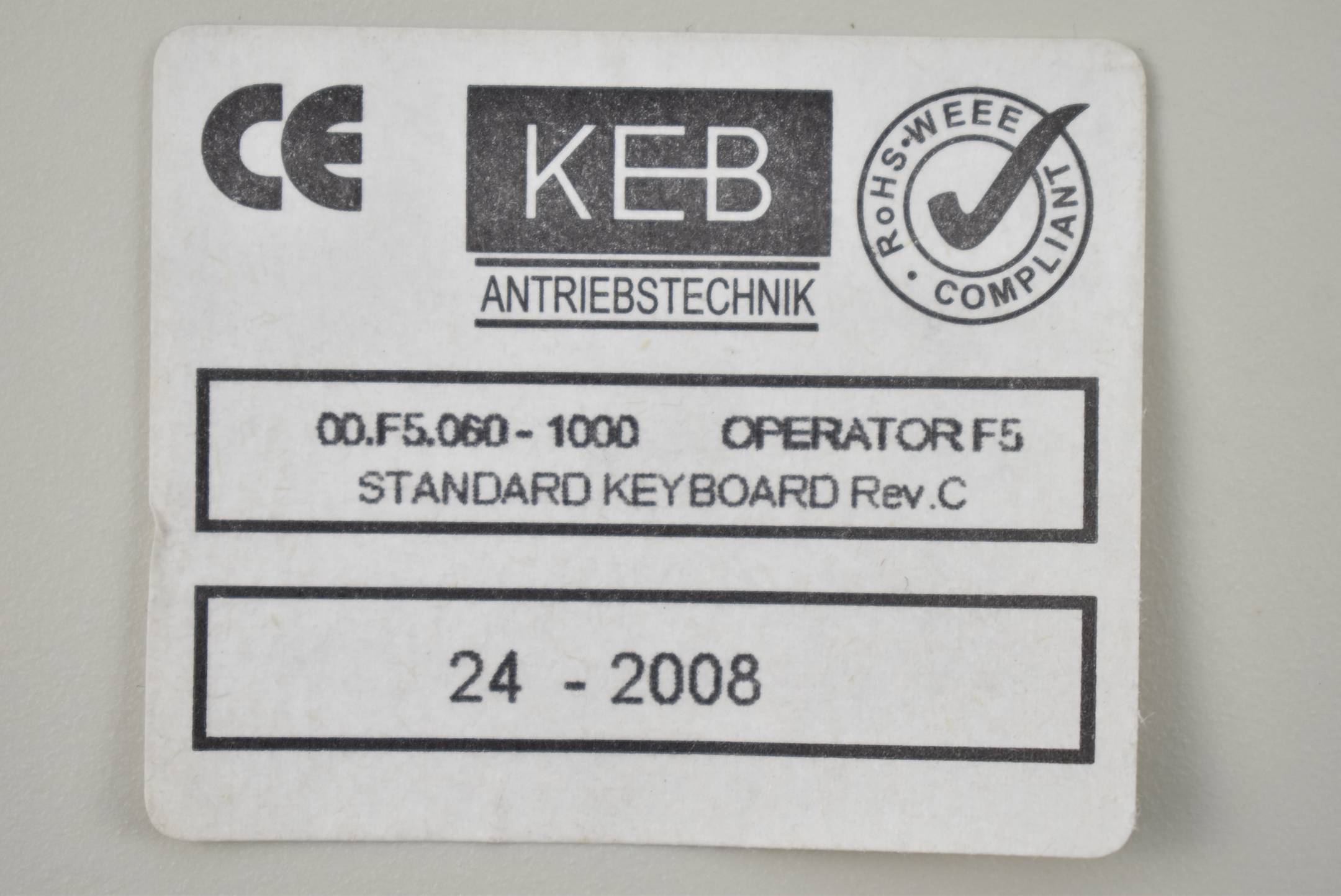 KEB Combivert 07F5B3B-0B0A inkl. Operator 00.F5.060-1000