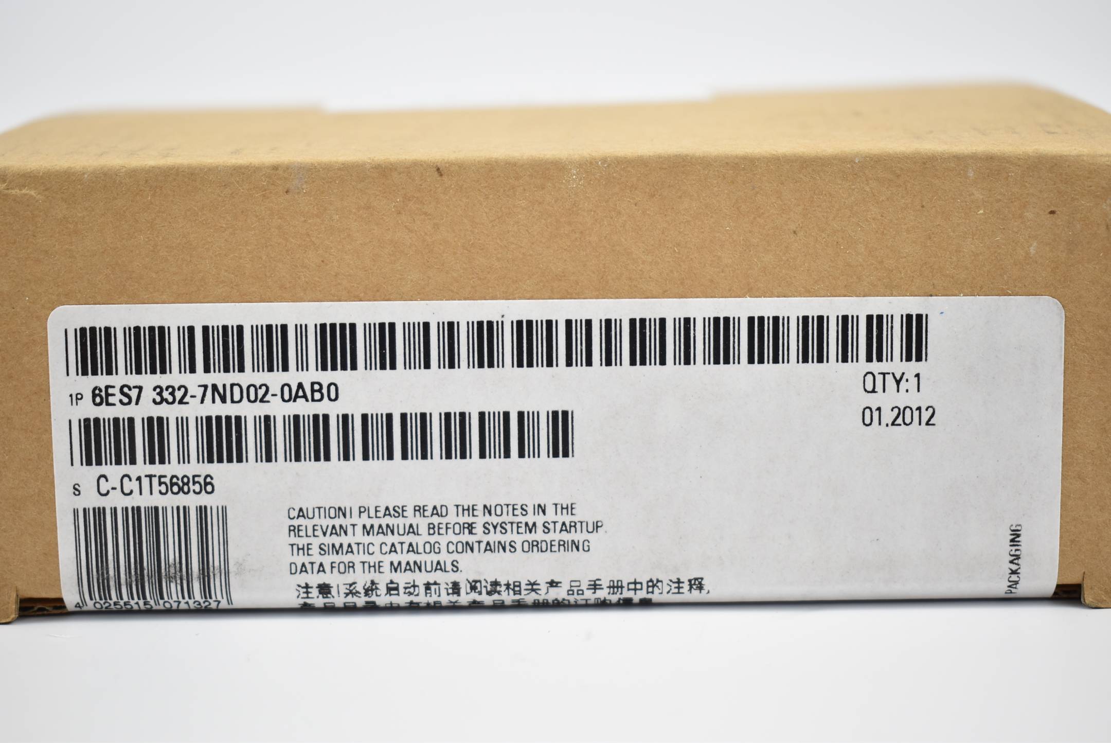 Siemens Simatic S7-300 Analog 6ES7332-7ND02-0AB0 ( 6ES7 332-7ND02-0AB0 ) E07