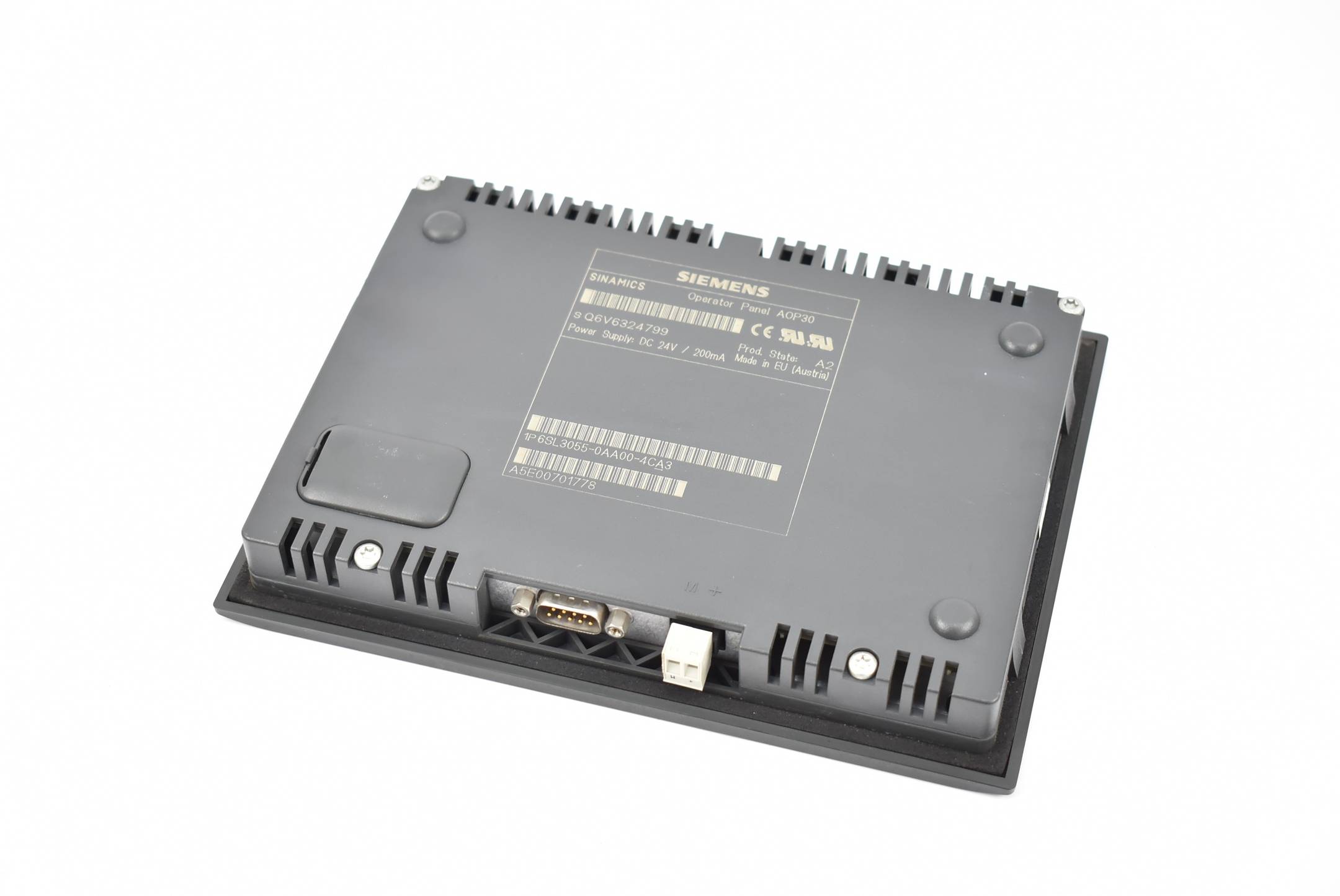 Siemens Sinamics Panel AOP30 6SL3055-0AA00-4CA3 ( 6SL3 055-0AA00-4CA3 ) A2