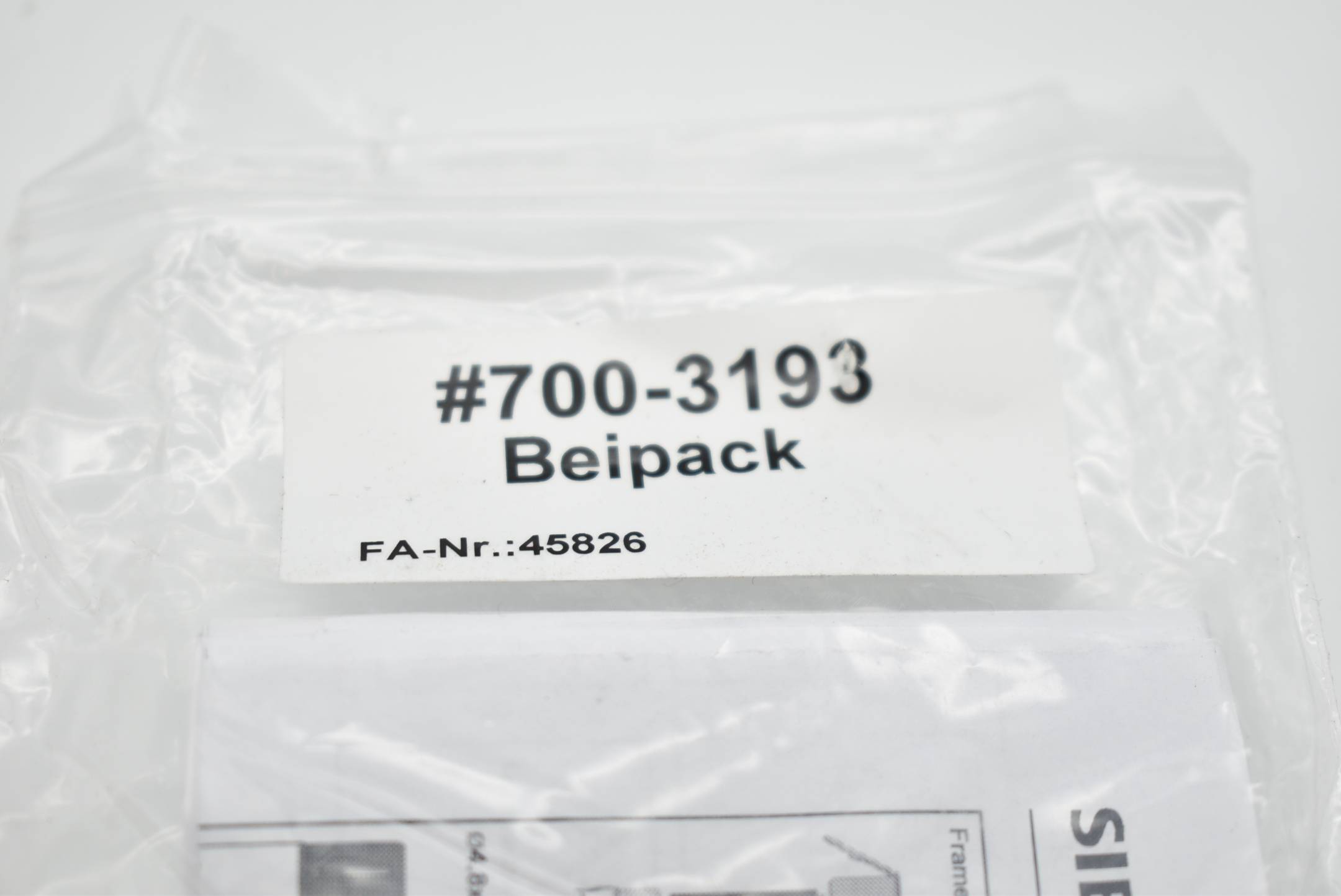 Siemens Beipack 700-3193 ( 45826 )