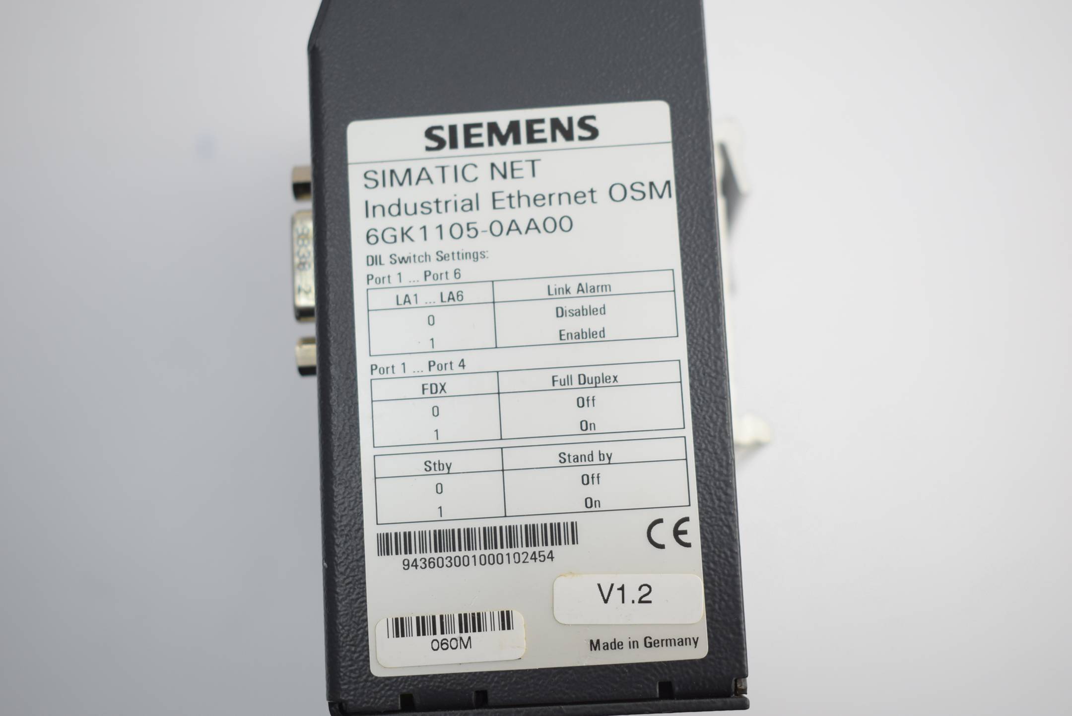 Siemens simatic Net 0SM 6GK1105-0AA00 ( 6GK1 105-0AA00 ) V1.2