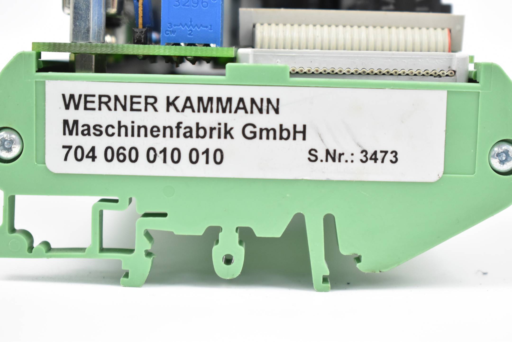 Werner Kammann Steuereinheit 704060010010 ( 704 060 010 010 ) 