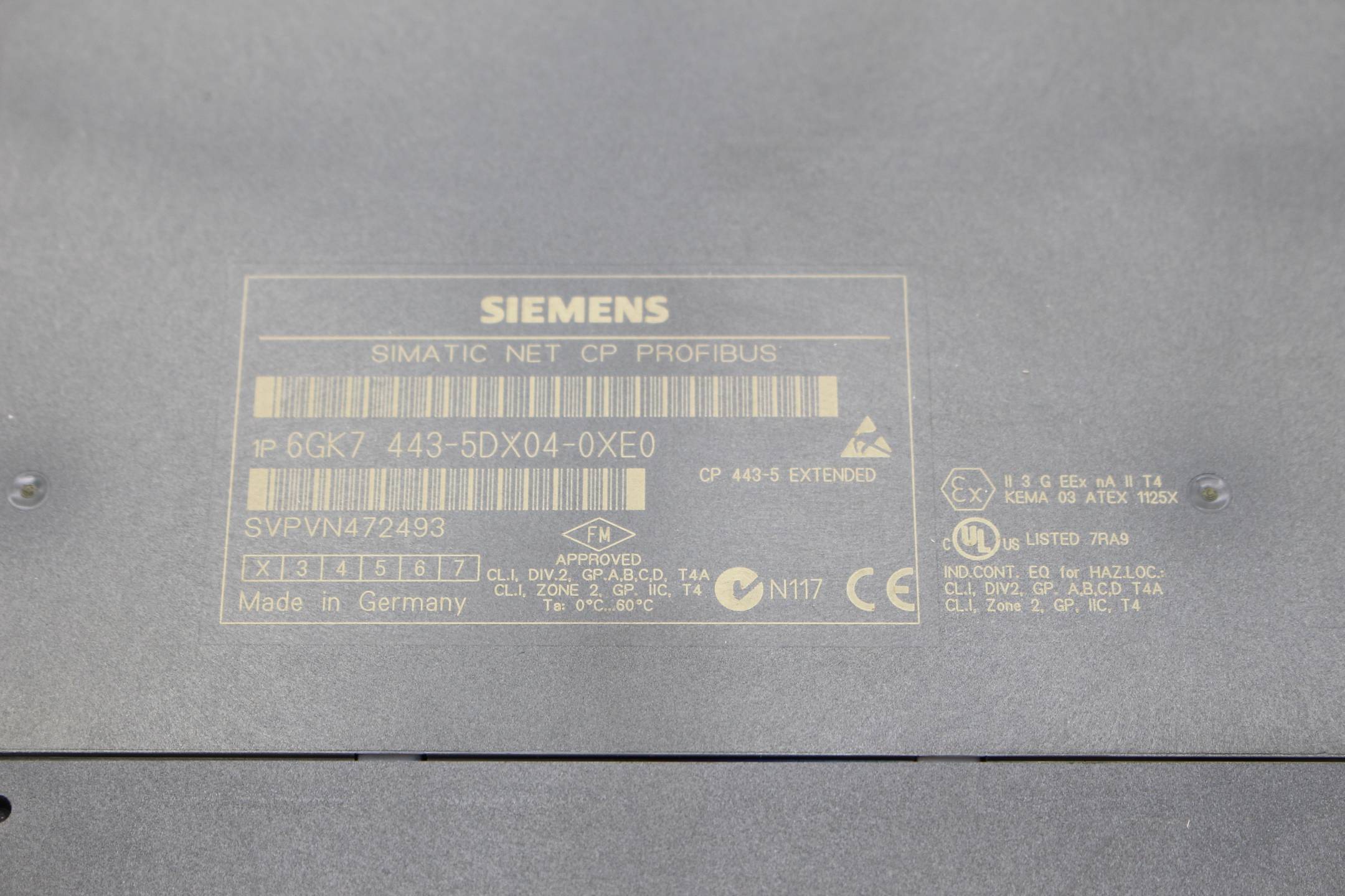 Siemens Simatic S7-400 CP443-5 6GK7 443-5DX04-0XE0 ( 6GK7443-5DX04-0XE0 ) E2