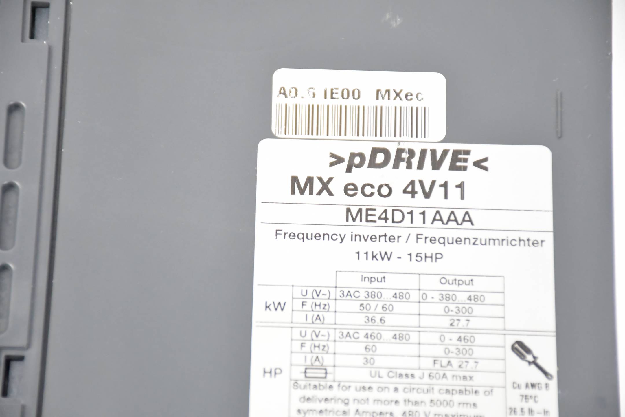 Schneider pDRIVE MX eco 4V11 Frequenzumrichter ME4D11AAA