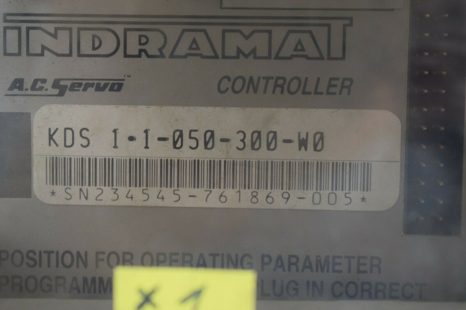 Indramat A.C.Servo Controller KDS 1.1-050-300-W0 inkl. MOD3/1X094-007 