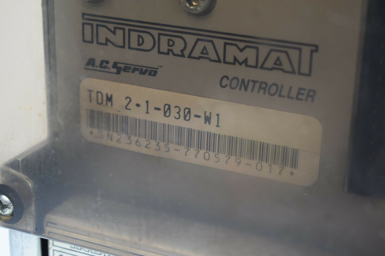 Indramat A.C.Servo Controller TDM 2.1-030-W1 