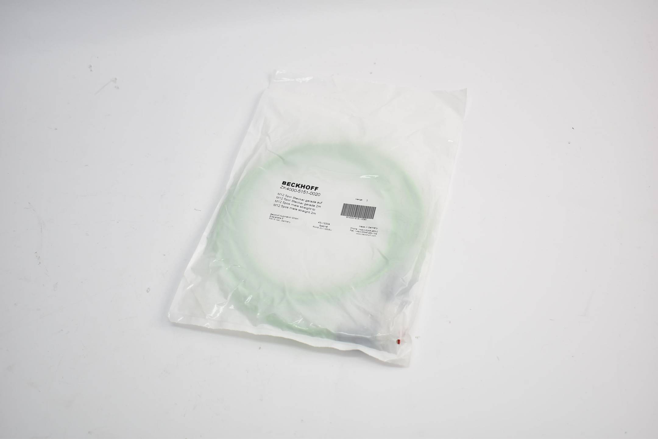 Beckhoff AX5000 Dynamic ZK4500-0023-0060 Motorleitung Kabel - Länge 5
