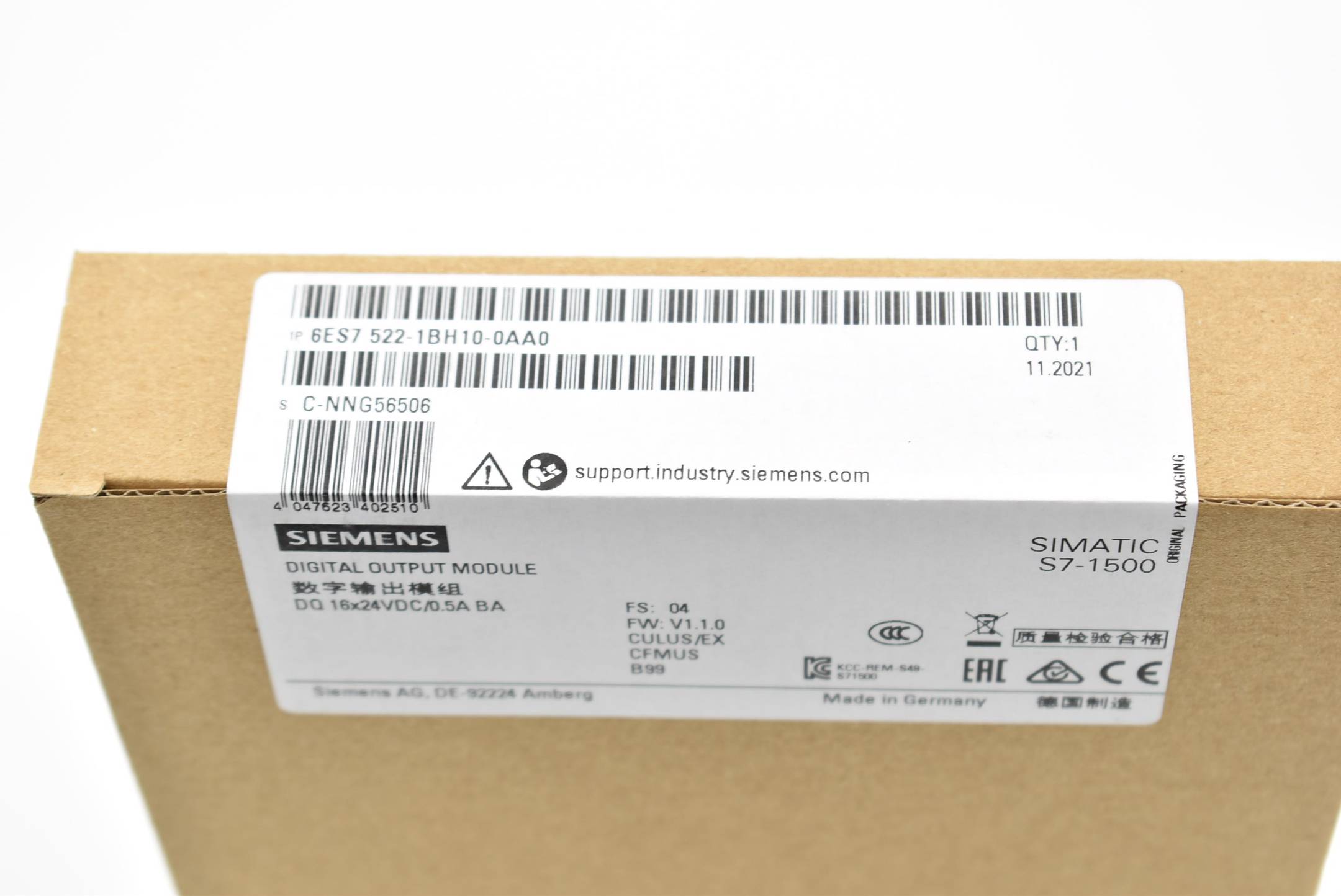 Siemens simatic S7-1500 6ES7 522-1BH10-0AA0 ( 6ES7522-1BH10-0AA0 ) FS04