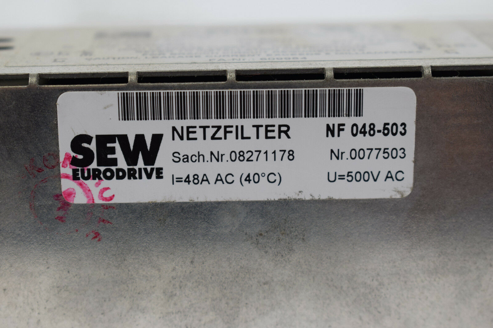 SEW Eurodrive Netzfilter EMI-Filter HLD 110-500/42 ( NF 048-503 )