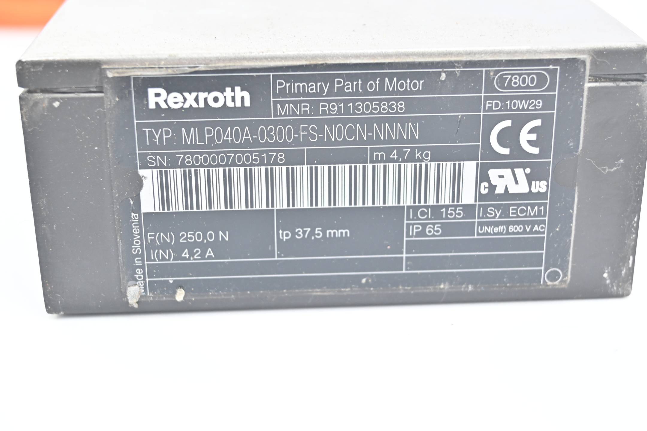 Rexroth Linearmotor Primärteil MLP040A-0300-FS-N0CN-NNNN ( R911305838 )