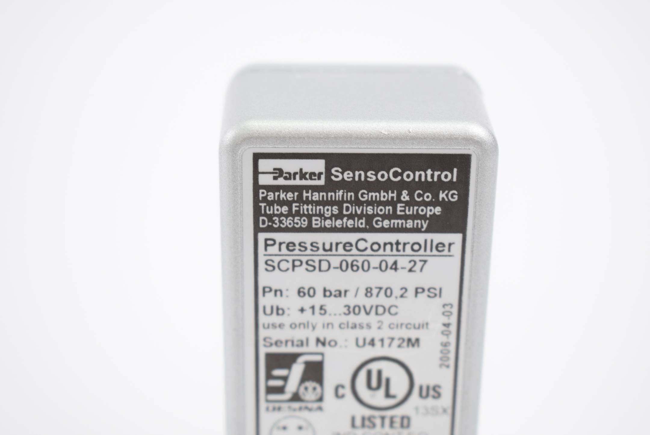 Parker SensoControl SCPSD-060-04-27
