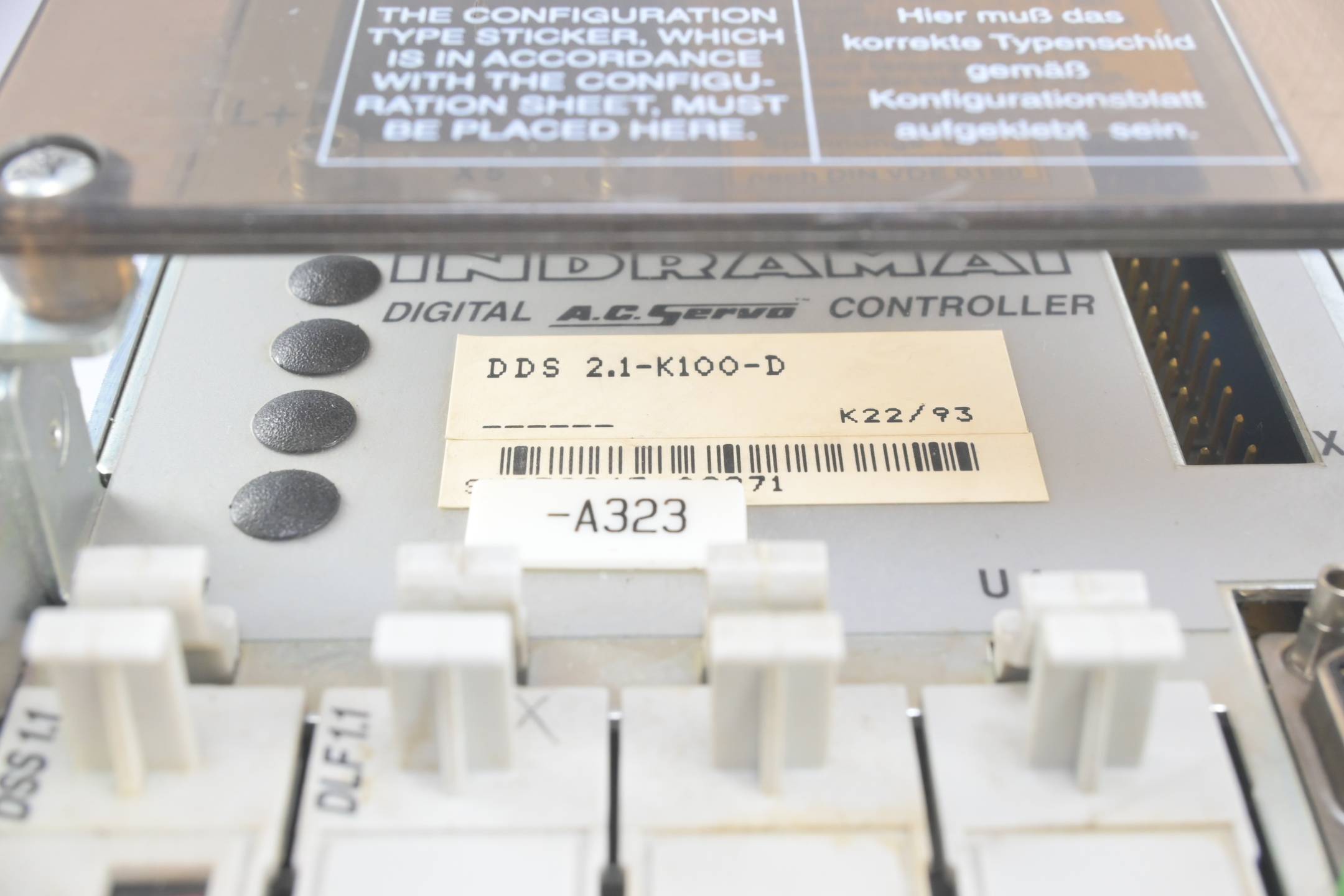 Indramat Digital AC Servo Controller DDS 2.1-K100-D ( DDS 2.1-K100-DS04-00 )