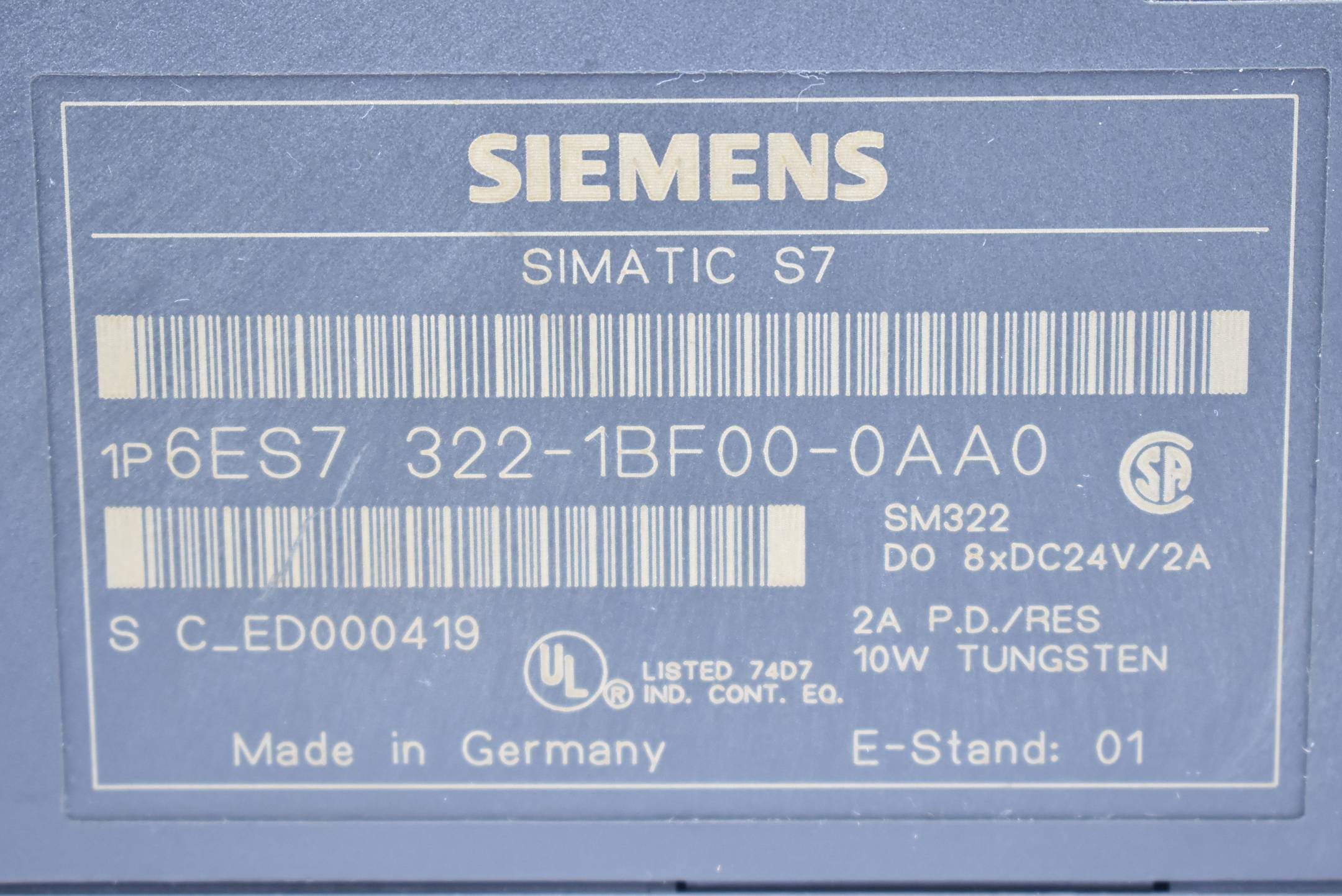 Siemens simatic S7-300 digital 6ES7 322-1BF00-0AA0 ( 6ES7322-1BF00-0AA0 )